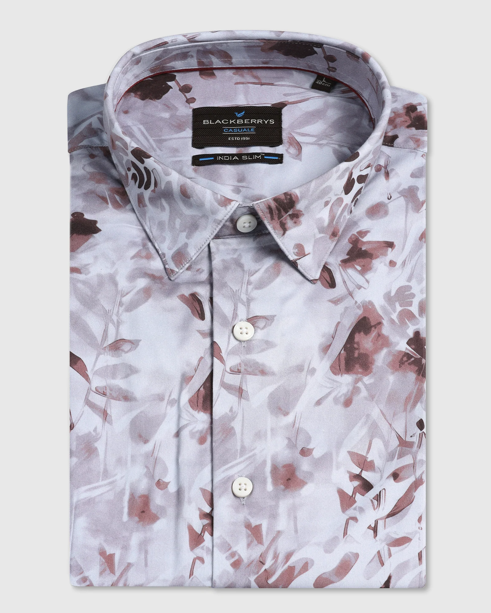 Grey Printed Shirt - Audric - Image 5