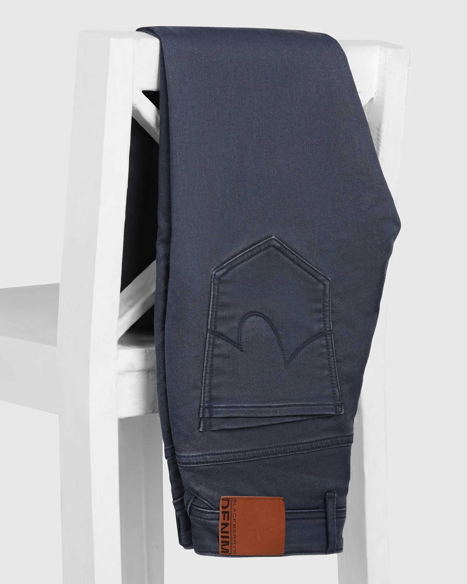 Grey Super Clean Skinny Cropped Jeans - Ogden - Image 5
