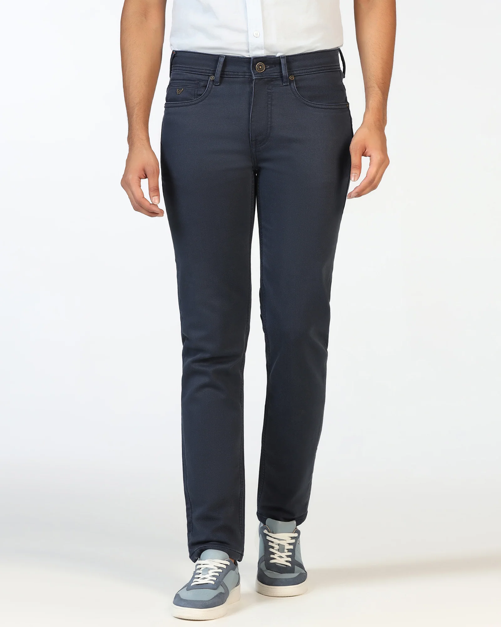 Grey Super Clean Slim Comfort Jeans - Ogden - Image 3