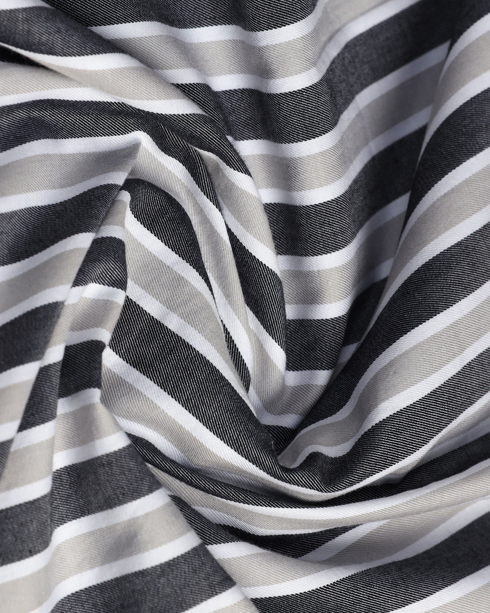 Grey Stripe Shirt - Gerran - Image 6