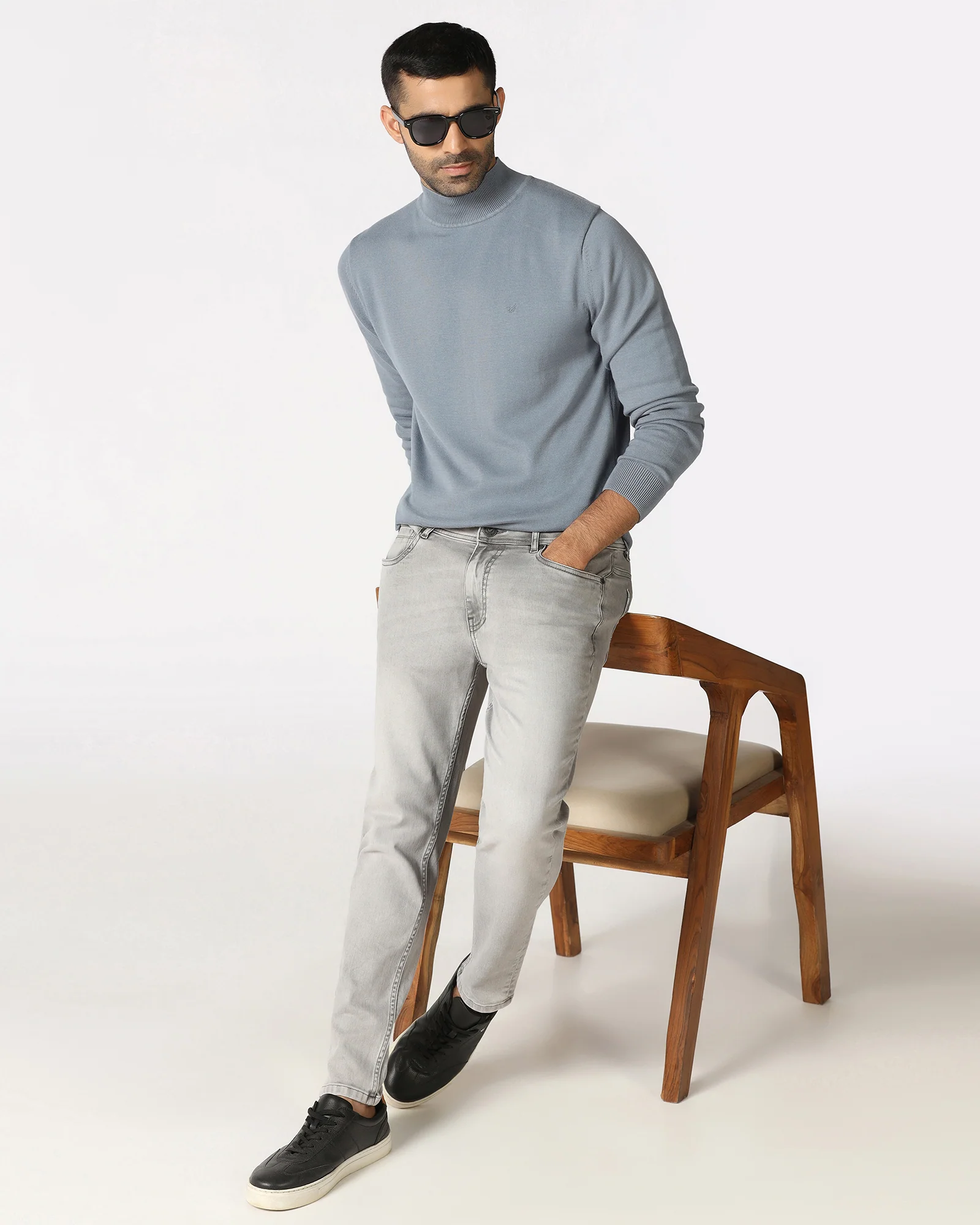 Grey Superflex Skinny Cropped Jeans - Benno - Image 6