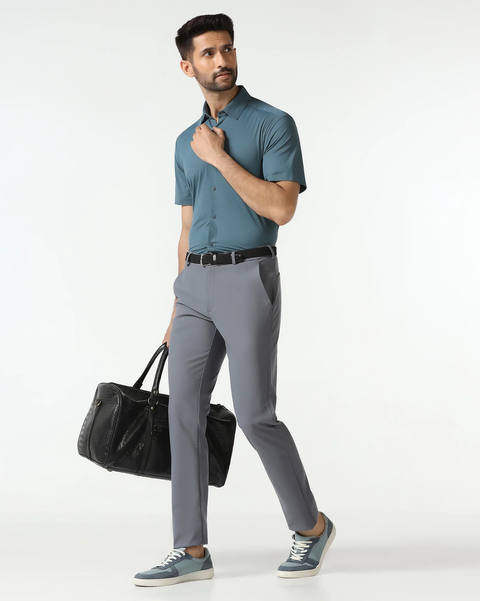 Grey TechPro Textured Khakis - Guss - Image 7