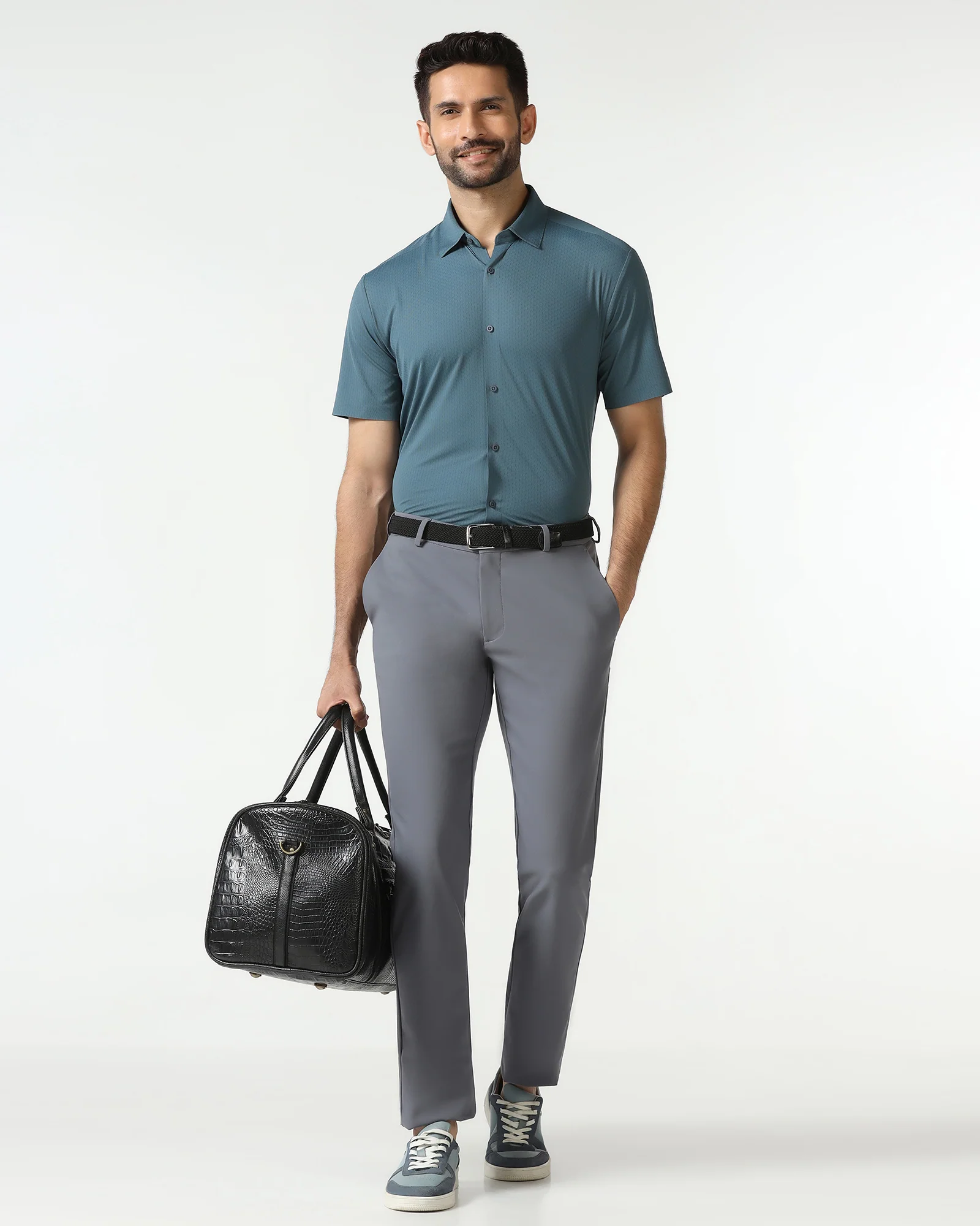 Grey TechPro Textured Khakis - Guss - Image 8