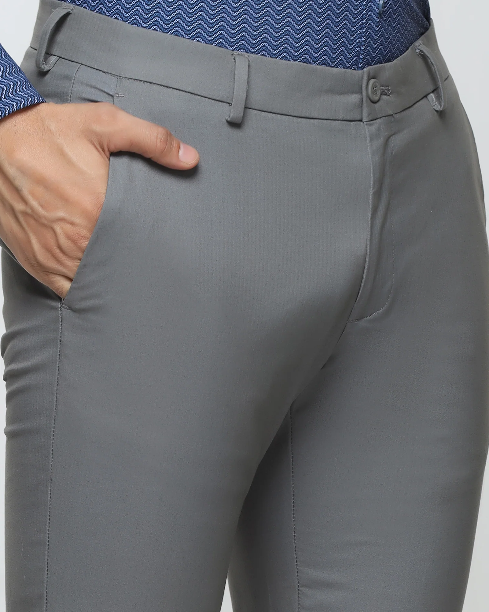 Grey TechPro Textured Khakis - Rapid - Image 2