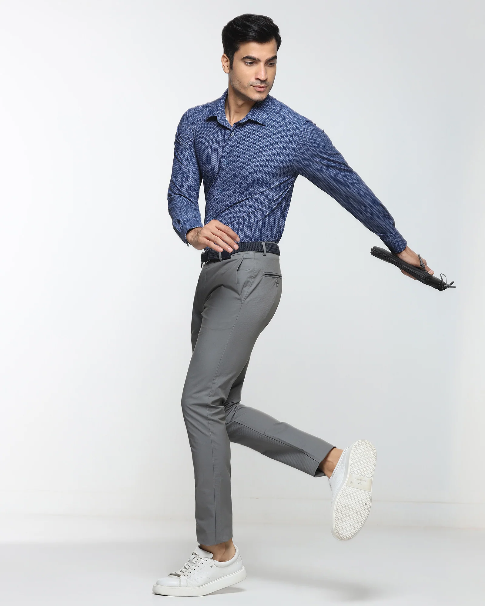 Grey TechPro Textured Khakis - Rapid - Image 4