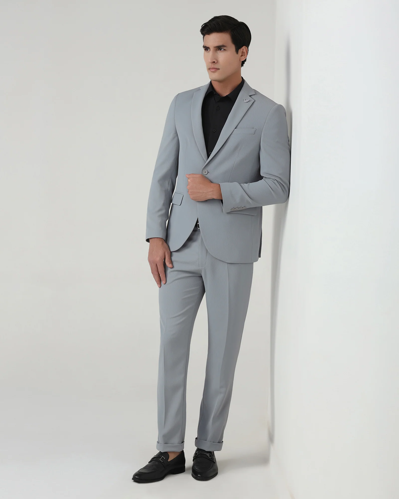 Grey TechPro Two Piece Stripe Suit - Telko - Image 6