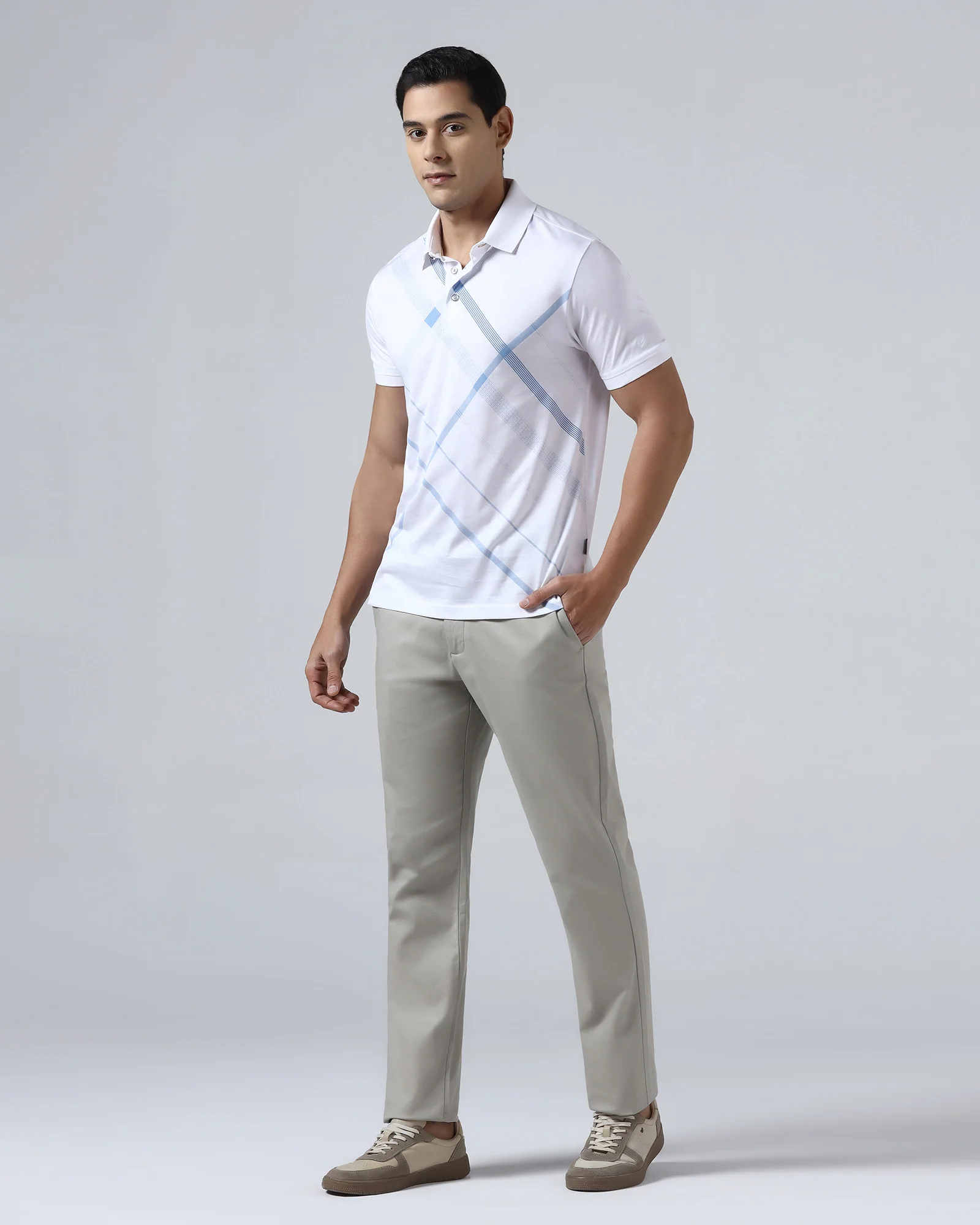 Grey Textured Khaki - Ibis