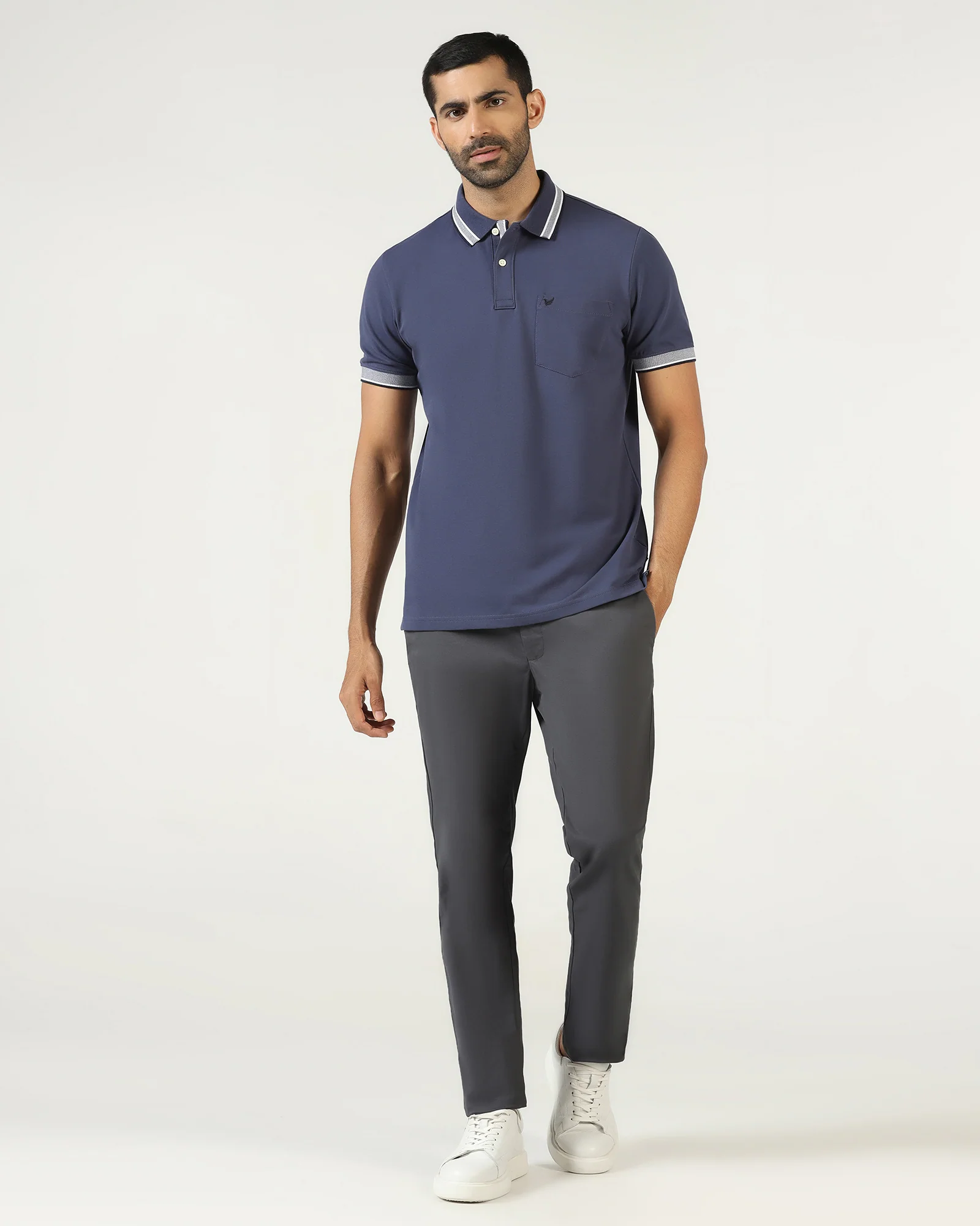 Grey Textured Khakis - Murray
