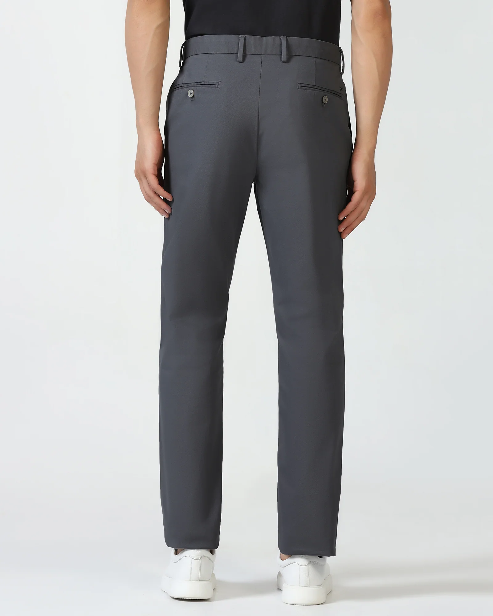 Grey Textured Khakis - Murray - Image 2