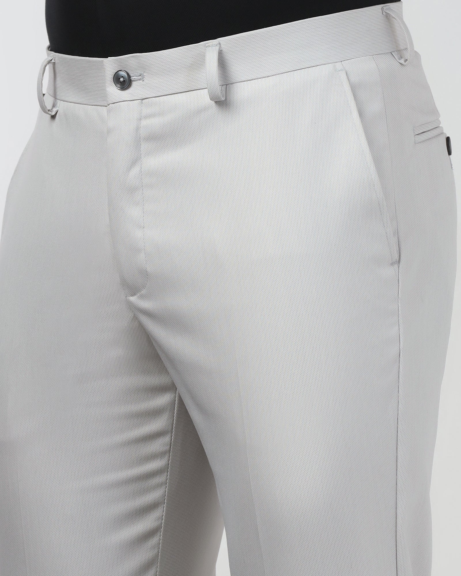 Grey Textured Trouser - Kylian - Image 4