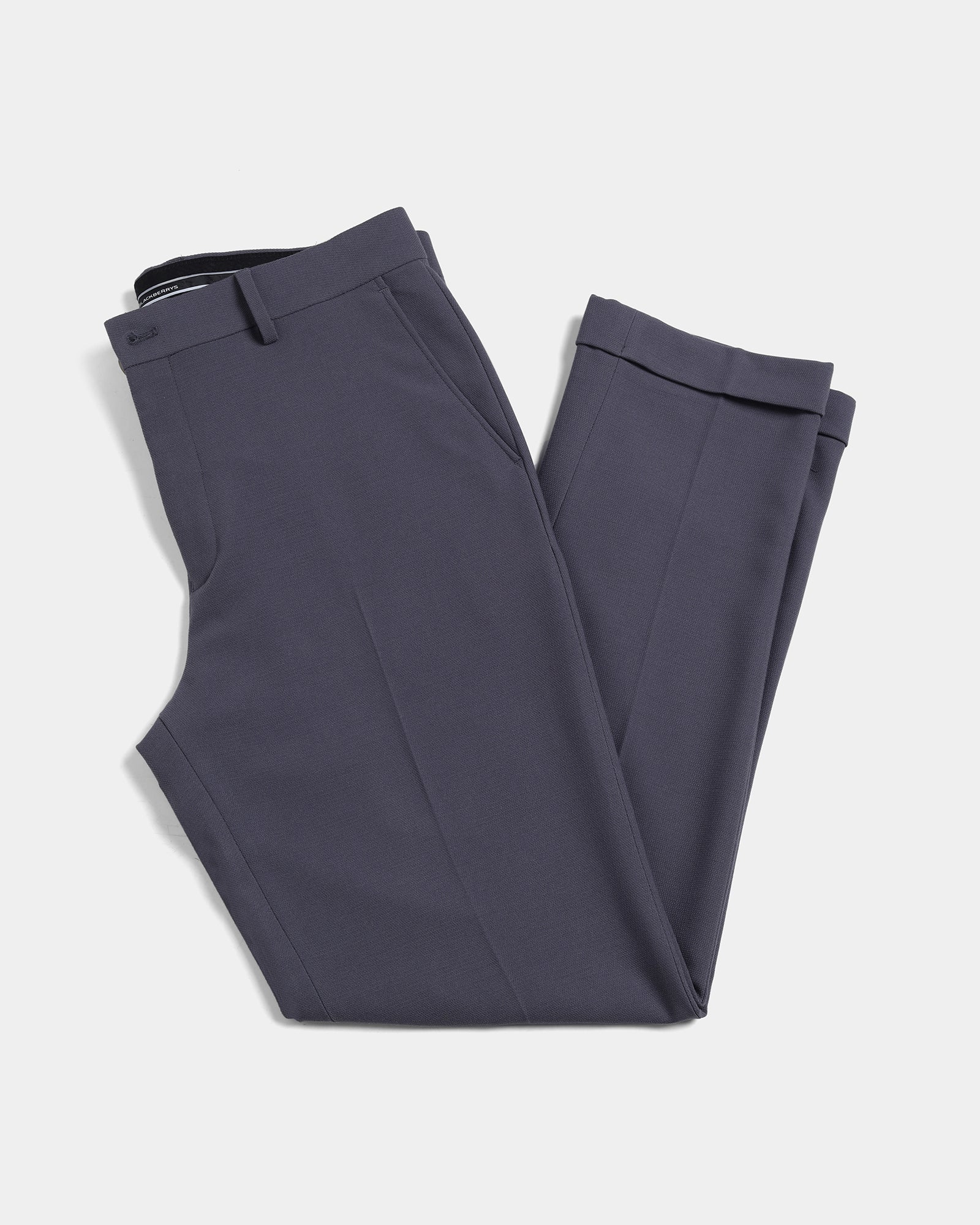 Grey Textured Trouser - Palmer - Image 5