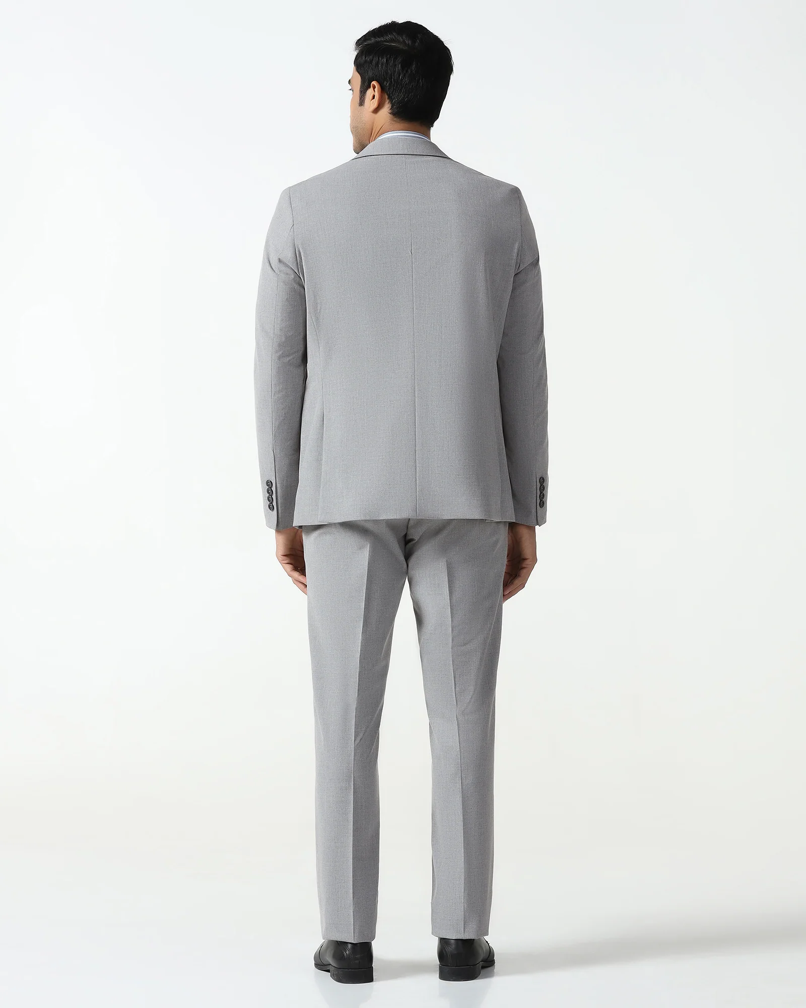 Must Haves Grey Two Piece Solid Suit - Jerret - Image 2