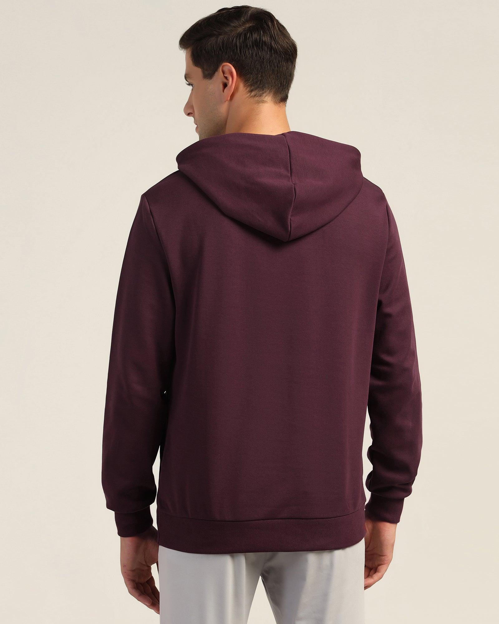 Hoodie Fig Solid Sweatshirt - Chad - Image 2