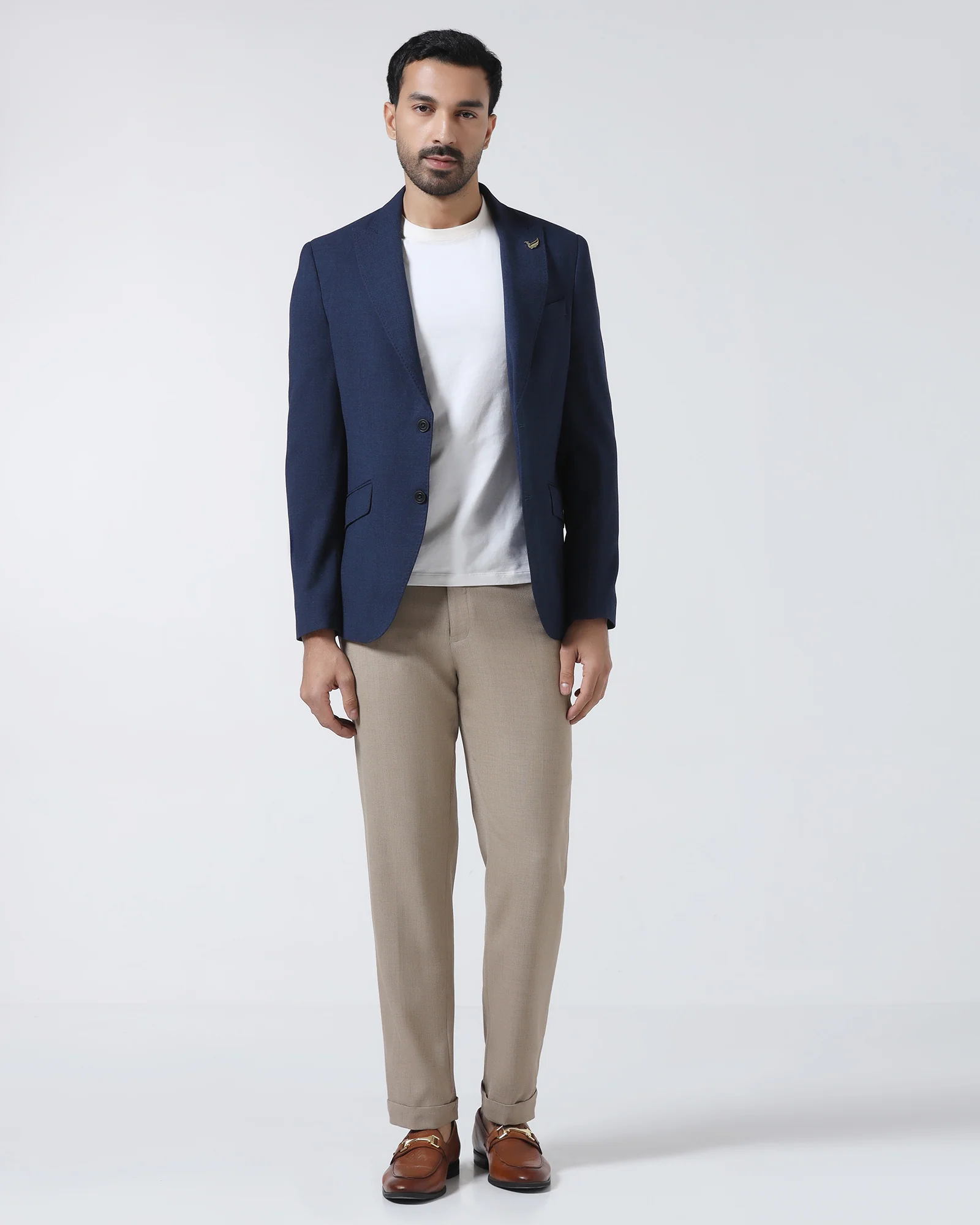 Indigo Luxe Solid Blazer - Jameson - Image 5