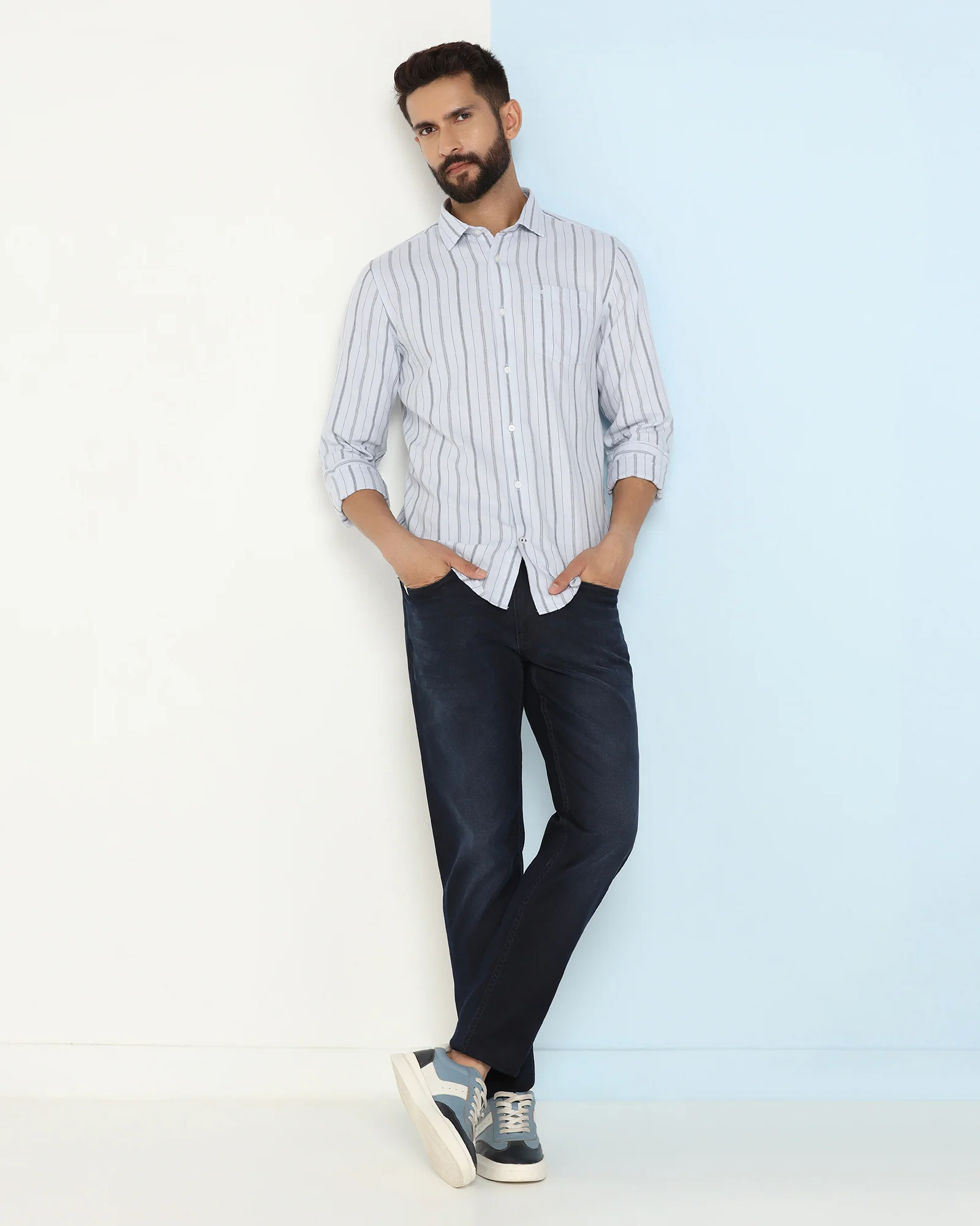 Indigo Super Clean Slim Comfort Jeans - Renzo - Image 5