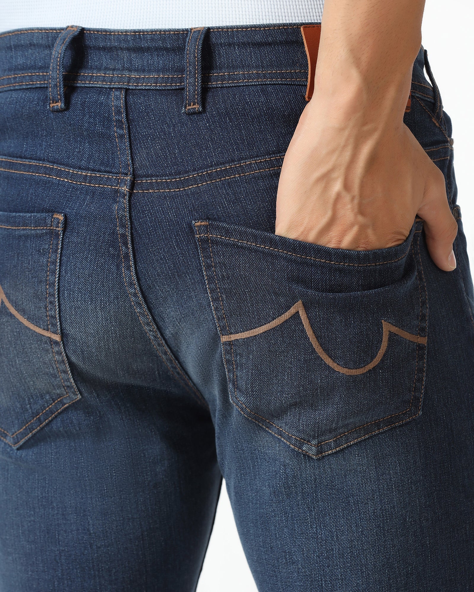 Indigo Slim Fit Jeans - Asahi - Image 8
