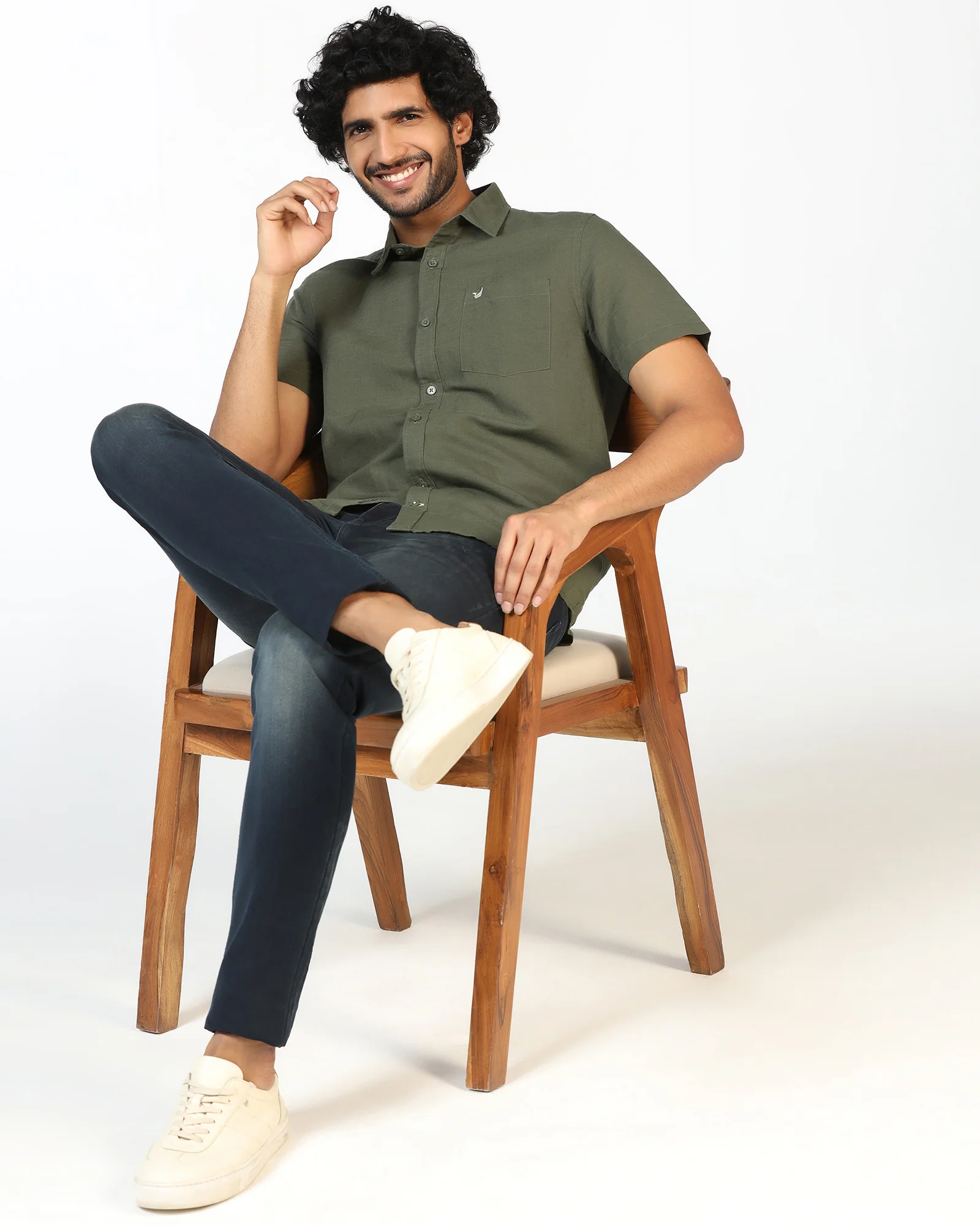 Indigo Ultrasoft Slim Fit Jeans - Steve - Image 7
