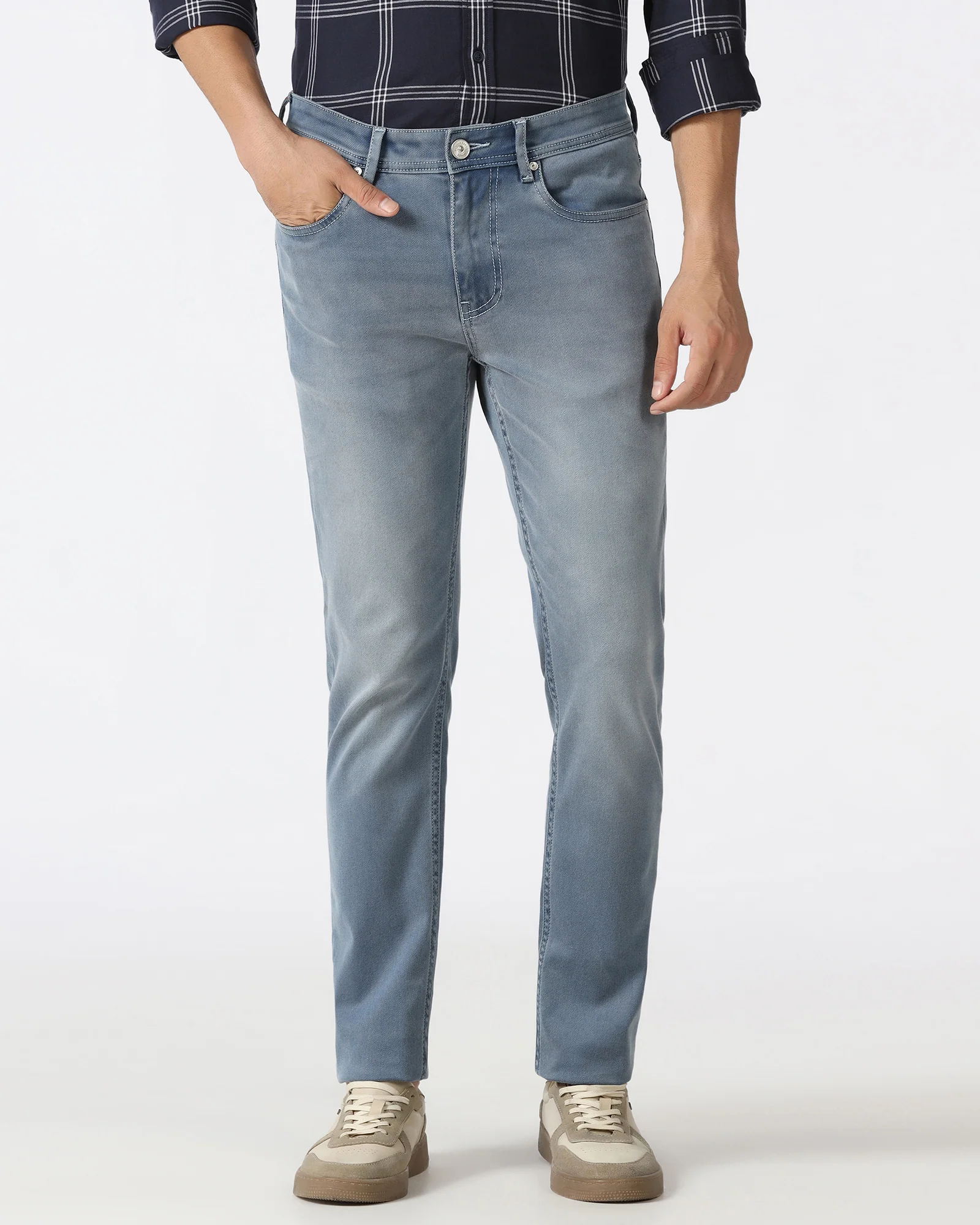 Indigo Super Clean Slim Fit Jeans - Zola - Image 3