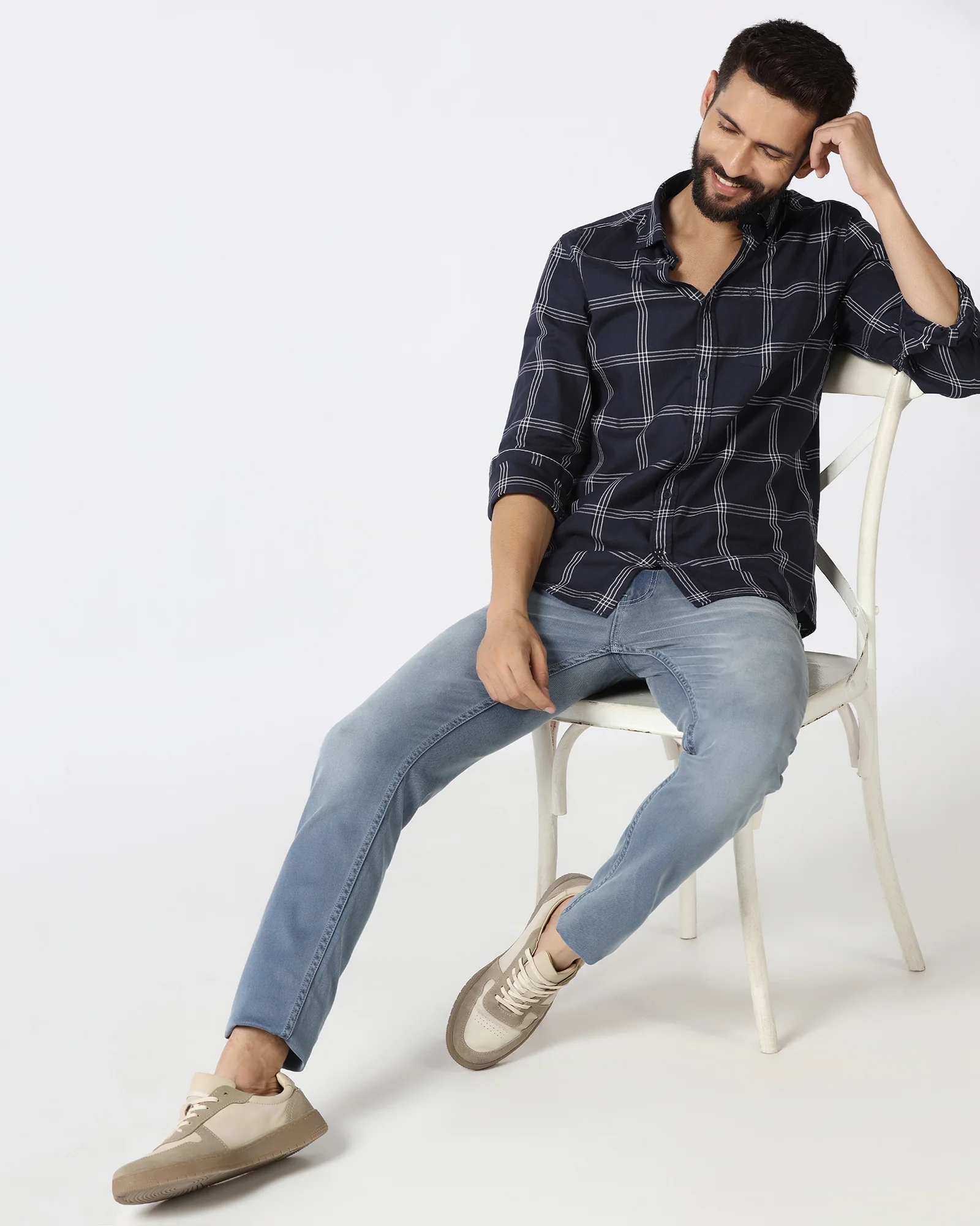Indigo Super Clean Slim Fit Jeans - Zola - Image 5