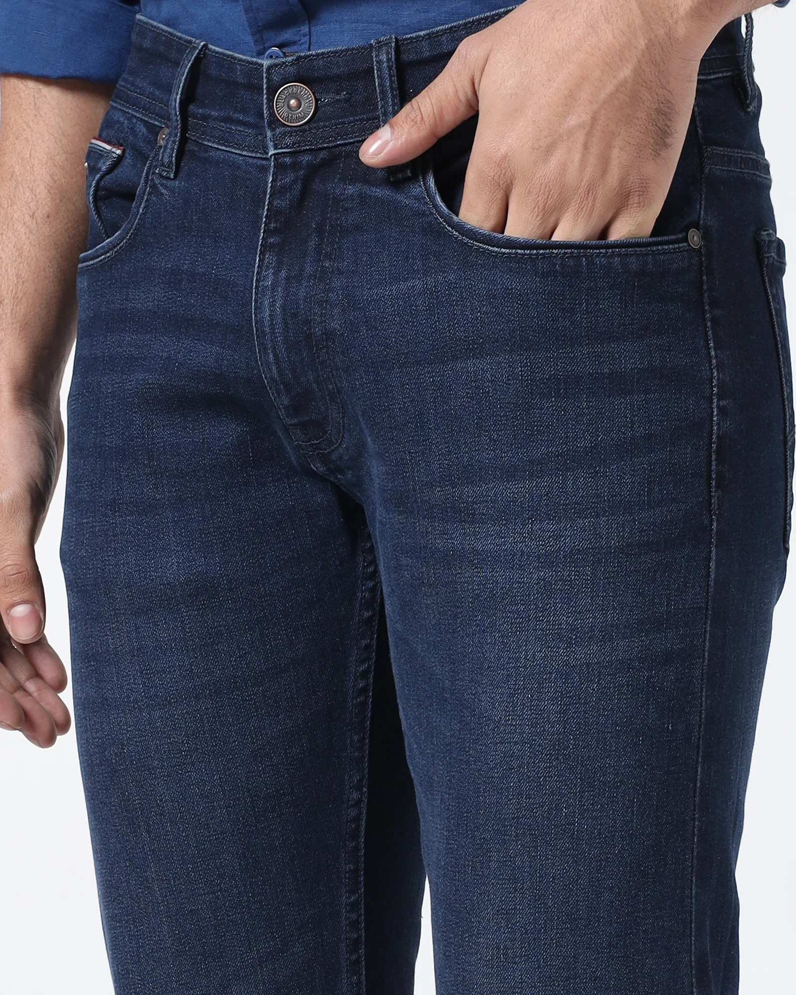 Indigo Super Clean Slim Comfort Jeans - Adonis - Image 4