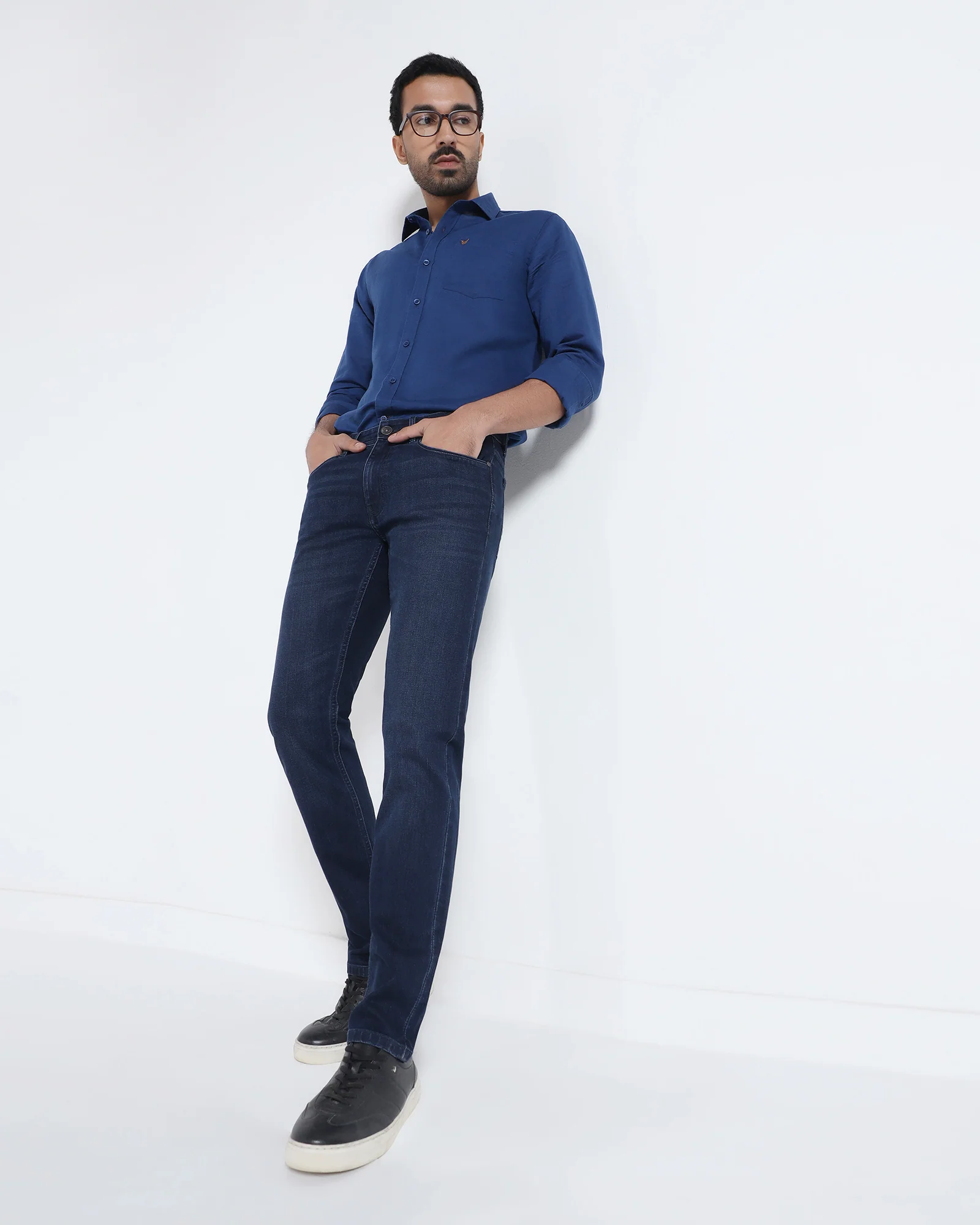 Indigo Super Clean Slim Comfort Jeans - Adonis - Image 5