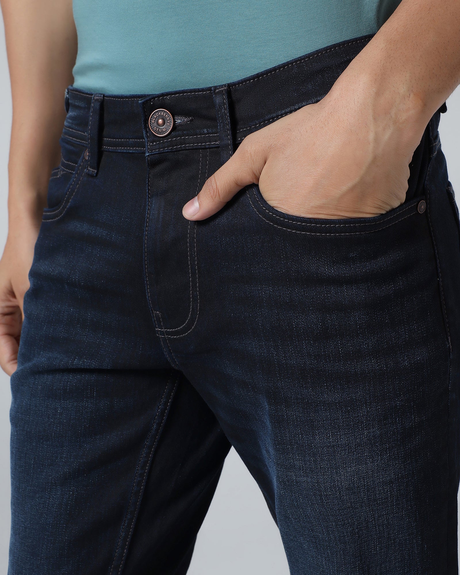 Indigo Super Clean Slim Comfort Jeans - Rocky - Image 4