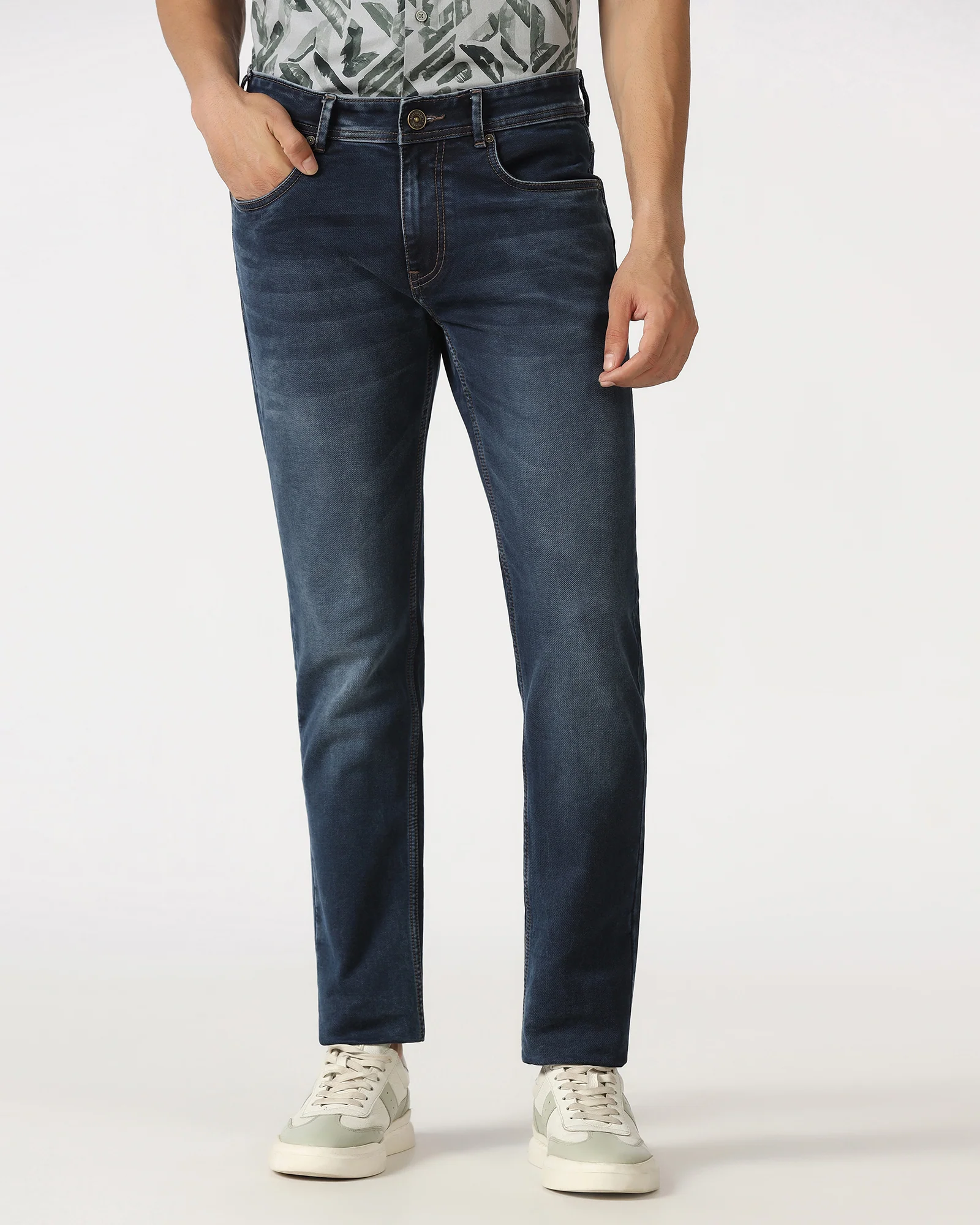 Indigo Super Clean Slim Fit Jeans - Rios - Image 3