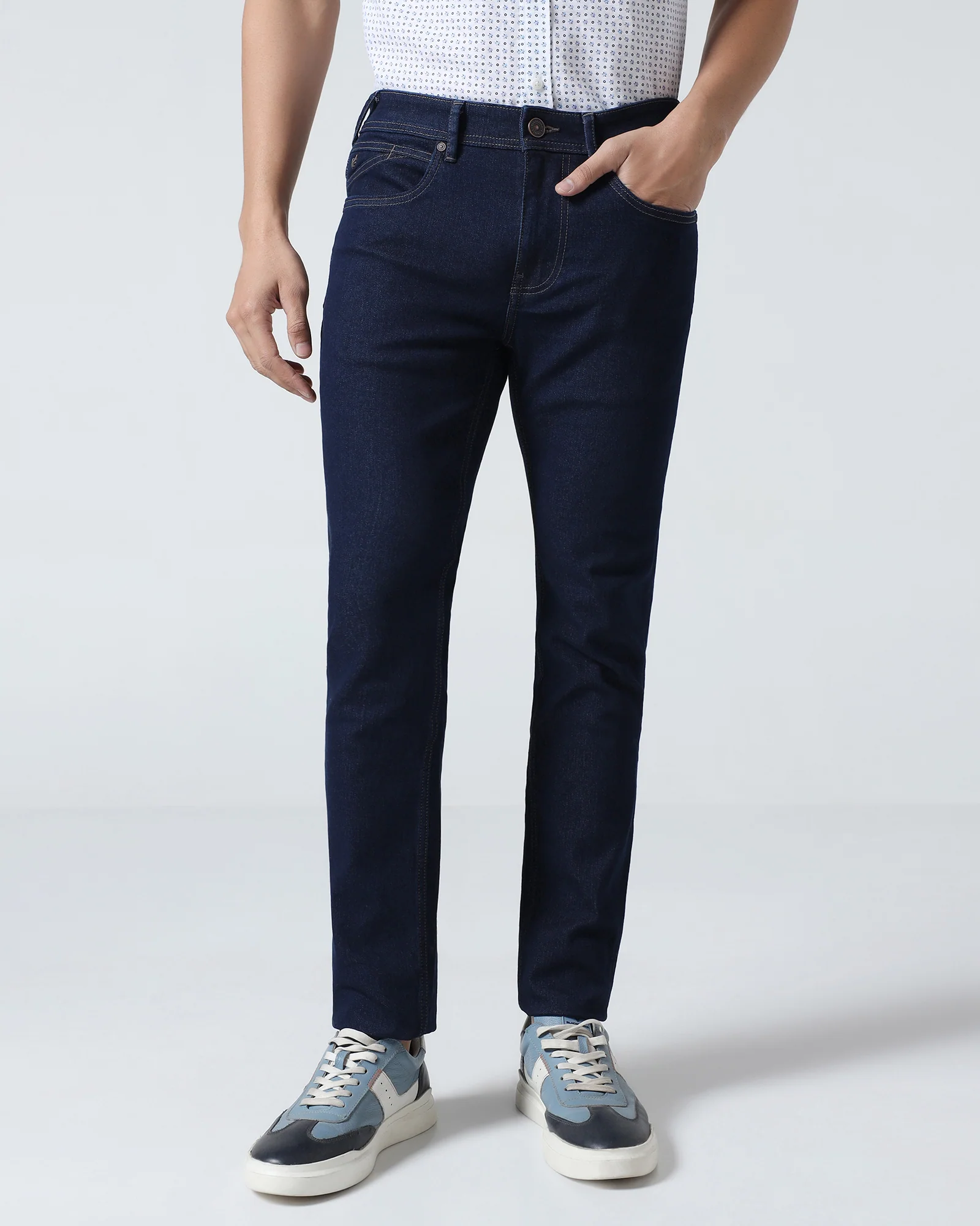 Indigo Super Clean Slim Fit Jeans - Roger - Image 3