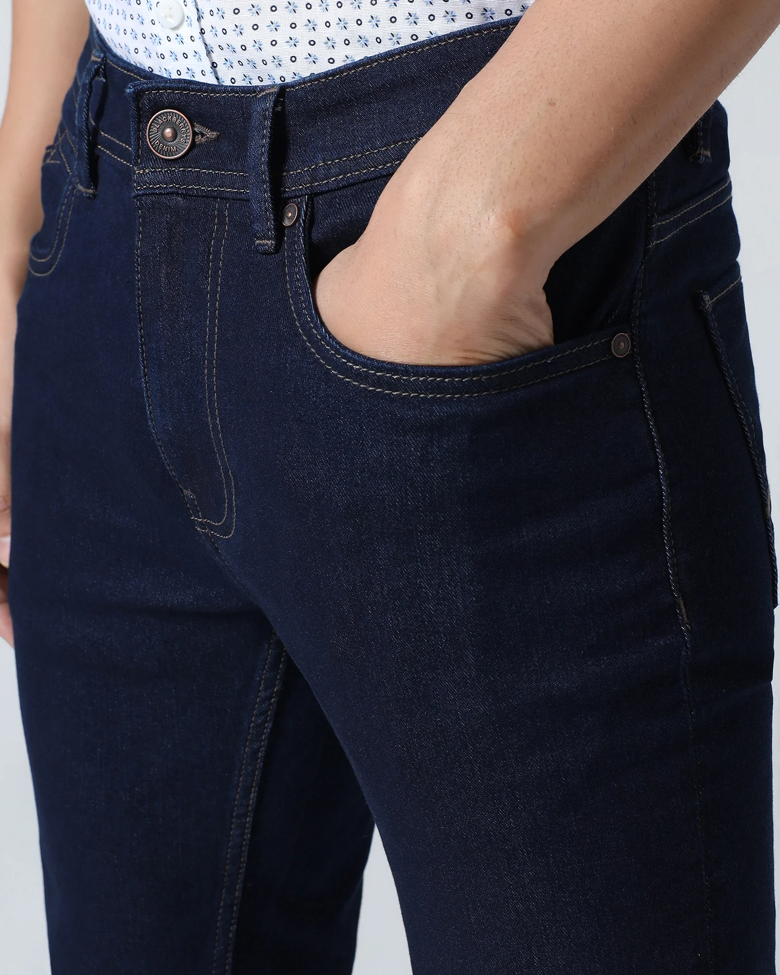 Indigo Super Clean Slim Fit Jeans - Roger - Image 4