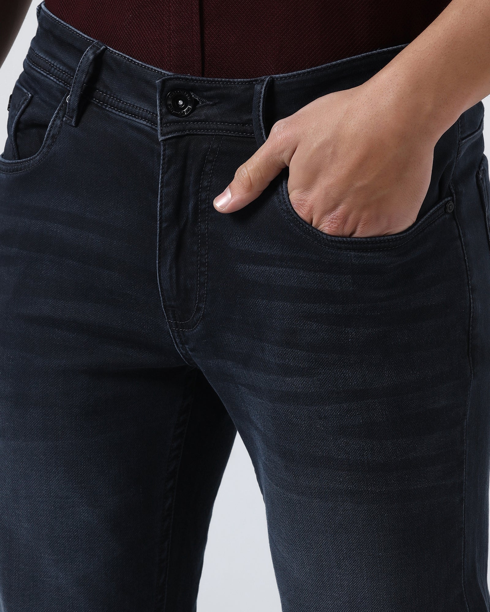 Indigo Super Clean Straight Comfort Jeans - Carsten - Image 4