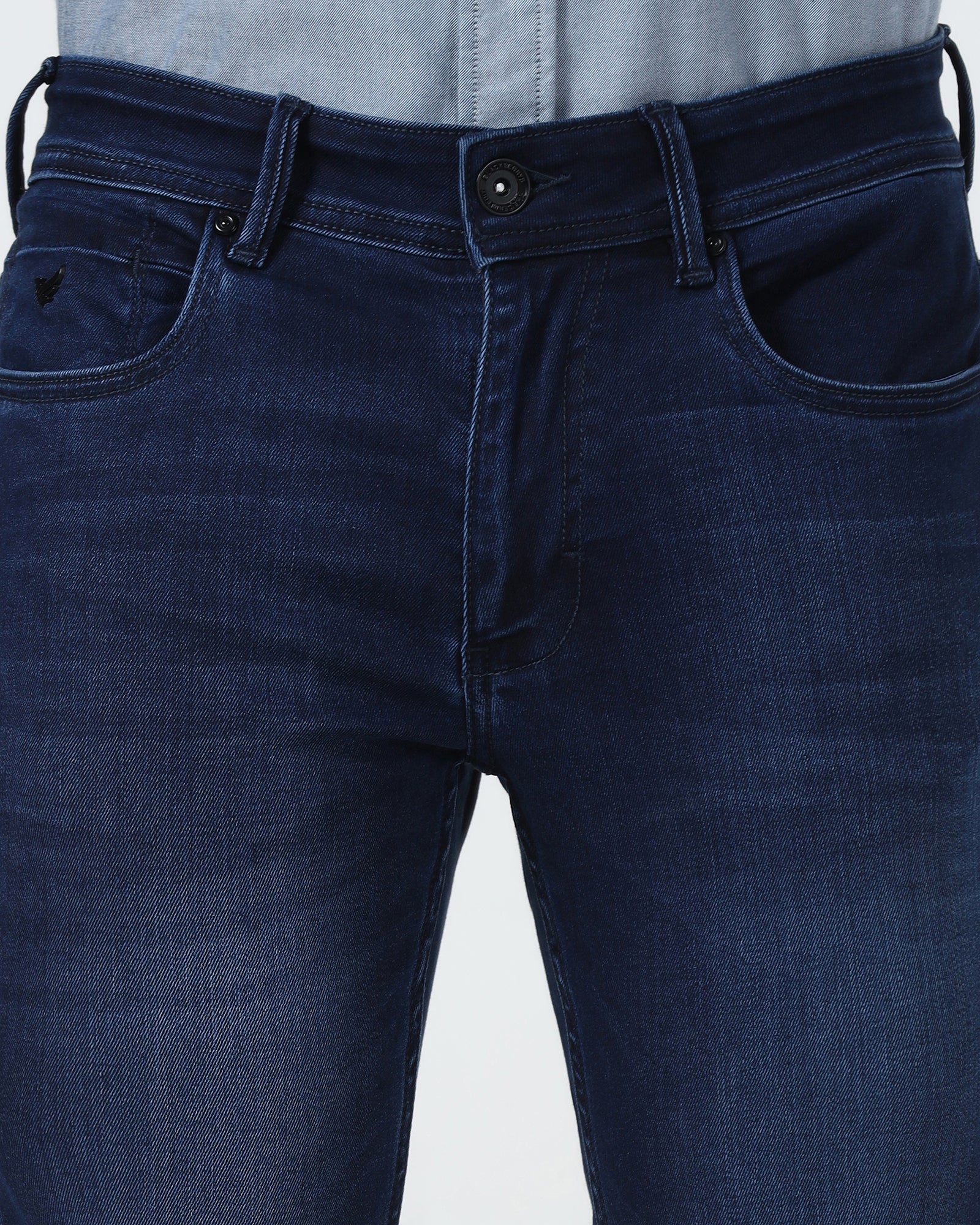 Indigo Superflex Skinny Cropped Jeans - Kingston - Image 4