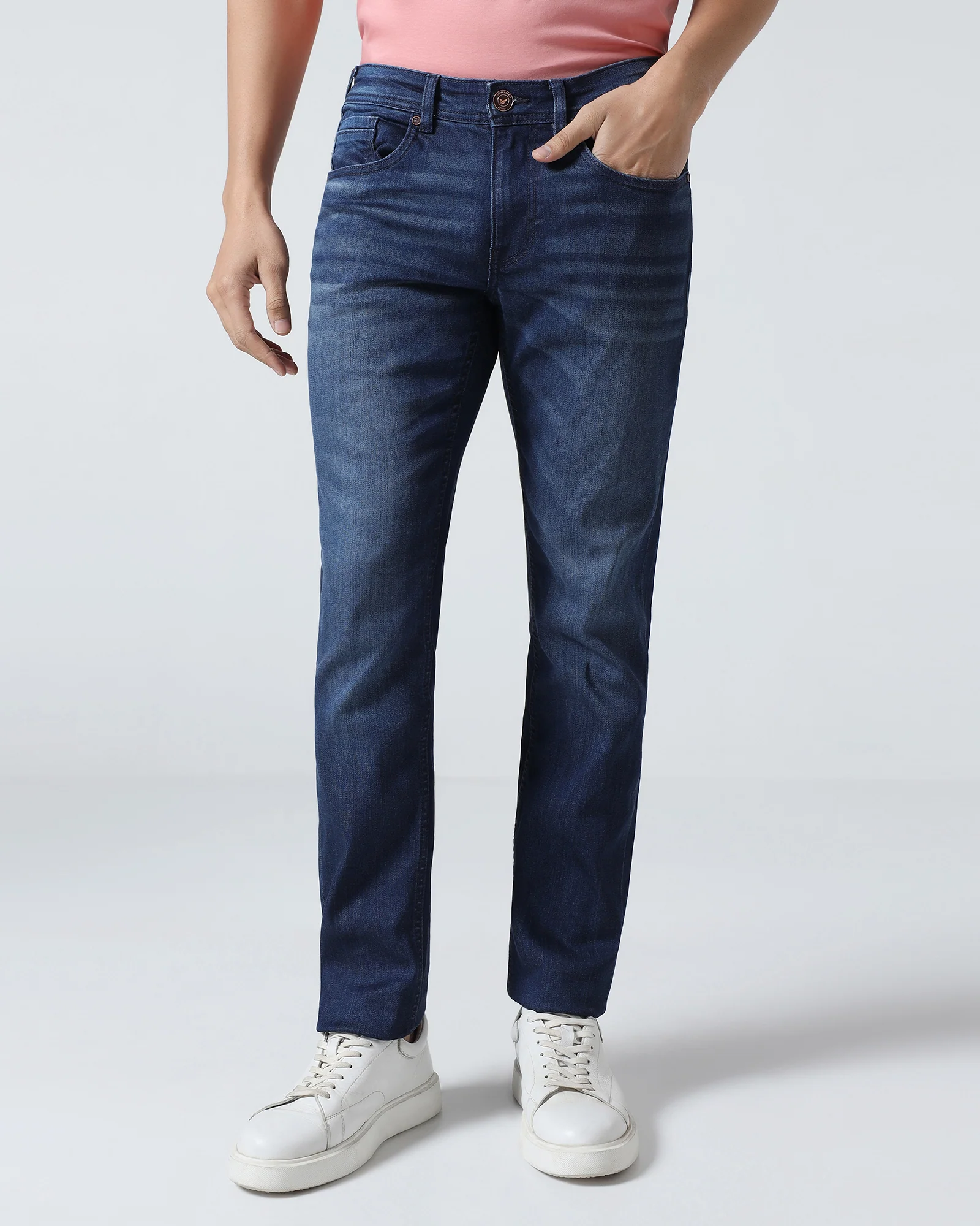 Indigo Superflex Slim Comfort Jeans - Hugh - Image 3
