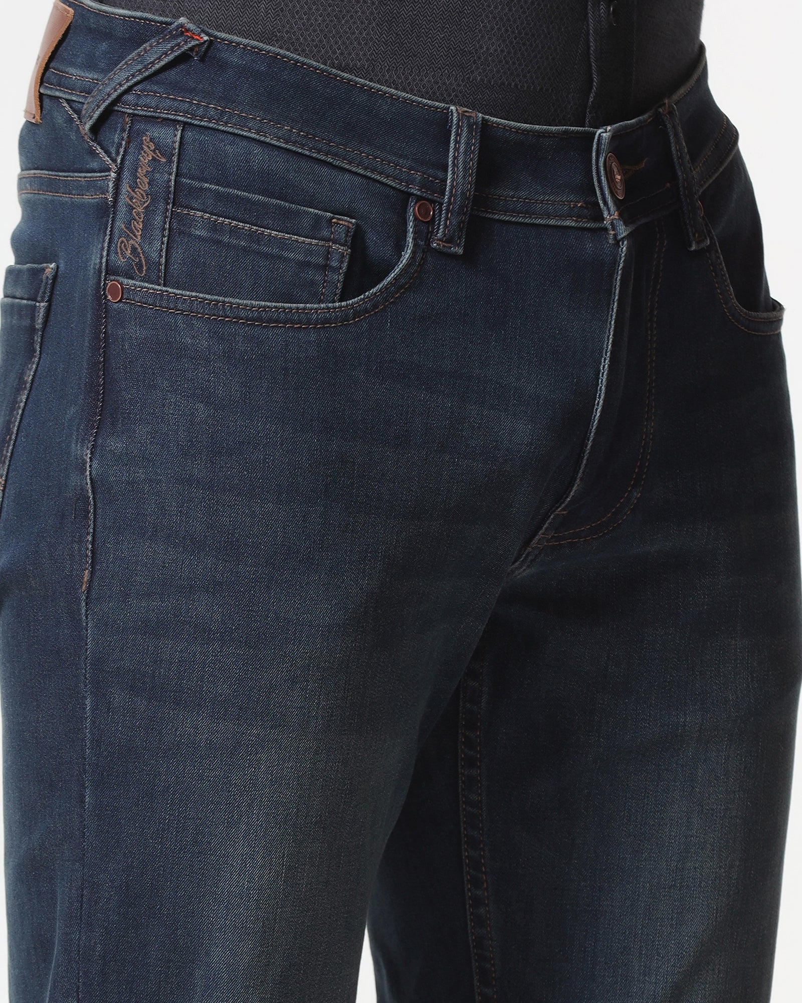 Indigo Superflex Slim Comfort Jeans - Violet - Image 4