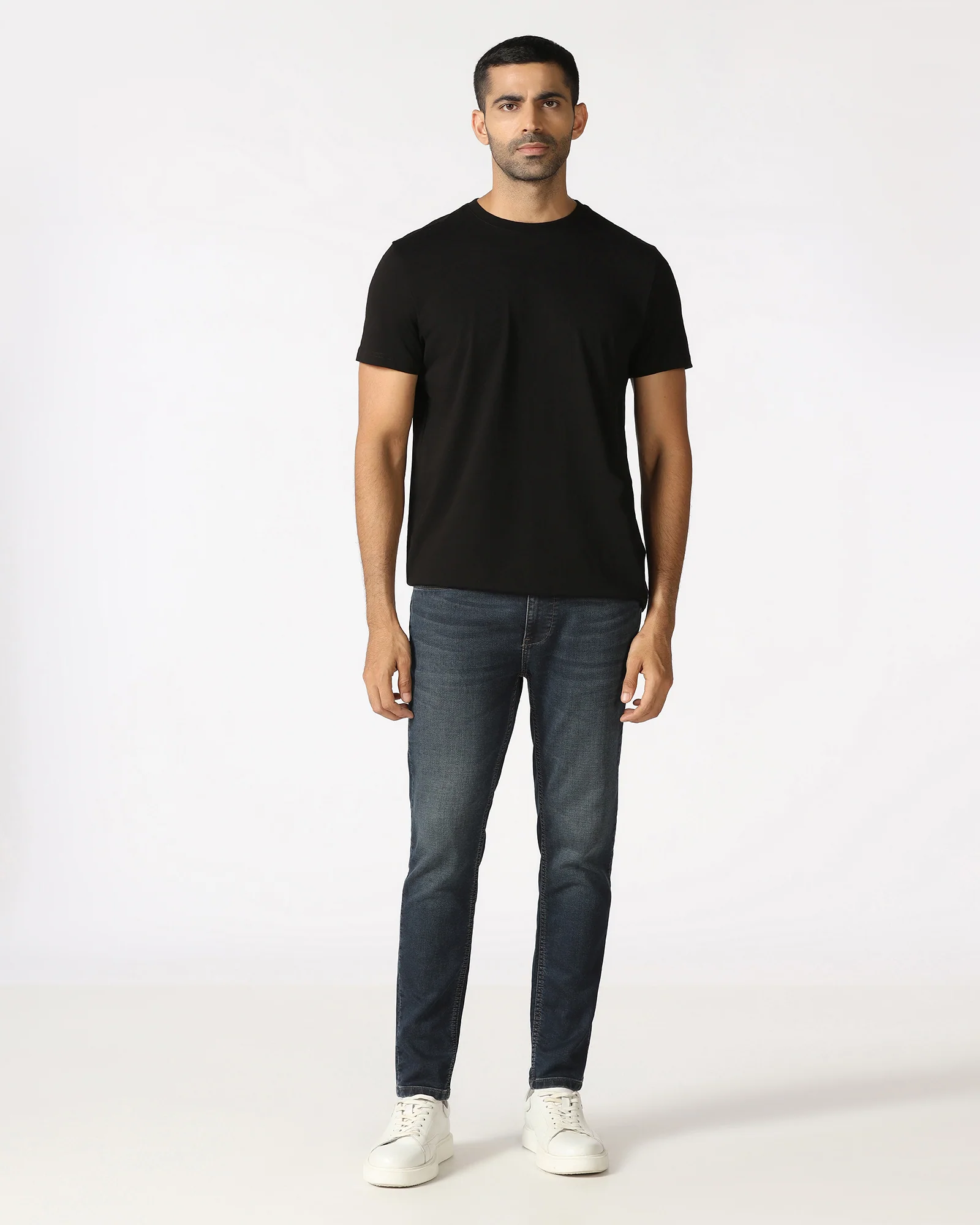 Indigo Ultrasoft Skinny Cropped Jeans - Lothar