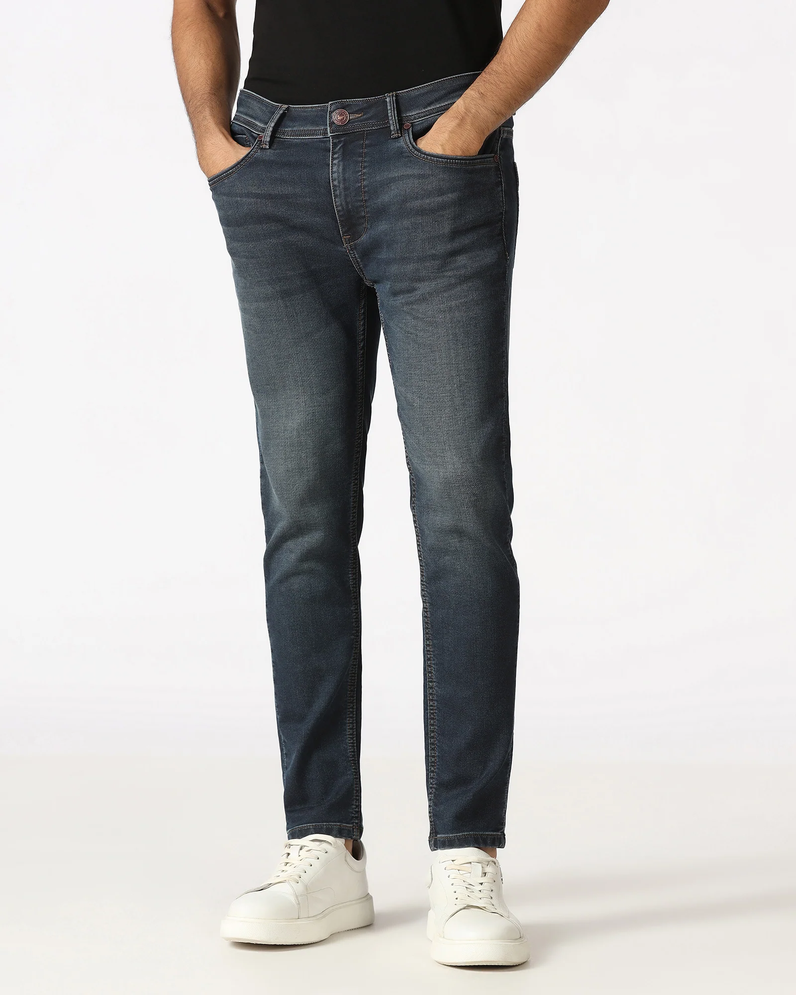 Indigo Ultrasoft Skinny Cropped Jeans - Lothar - Image 3