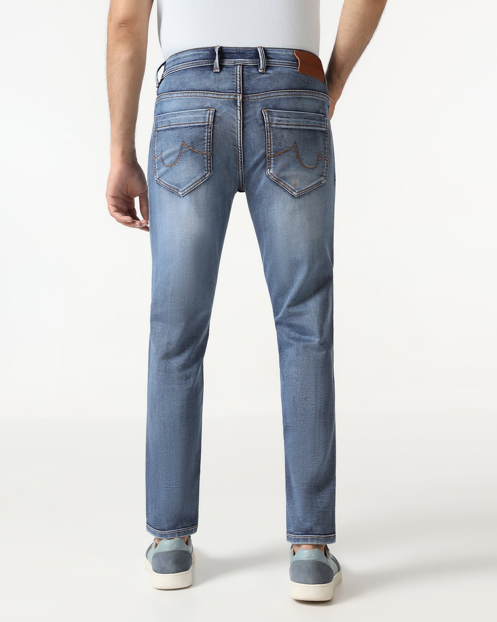 Indigo Ultrasoft Skinny Cropped Jeans - Rudolf - Image 2