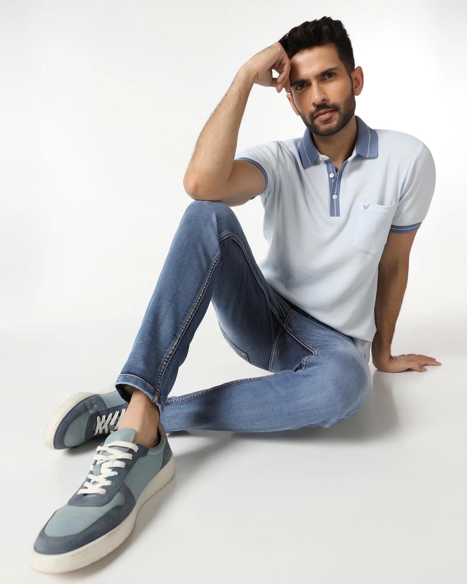 Indigo Ultrasoft Skinny Cropped Jeans - Rudolf - Image 5