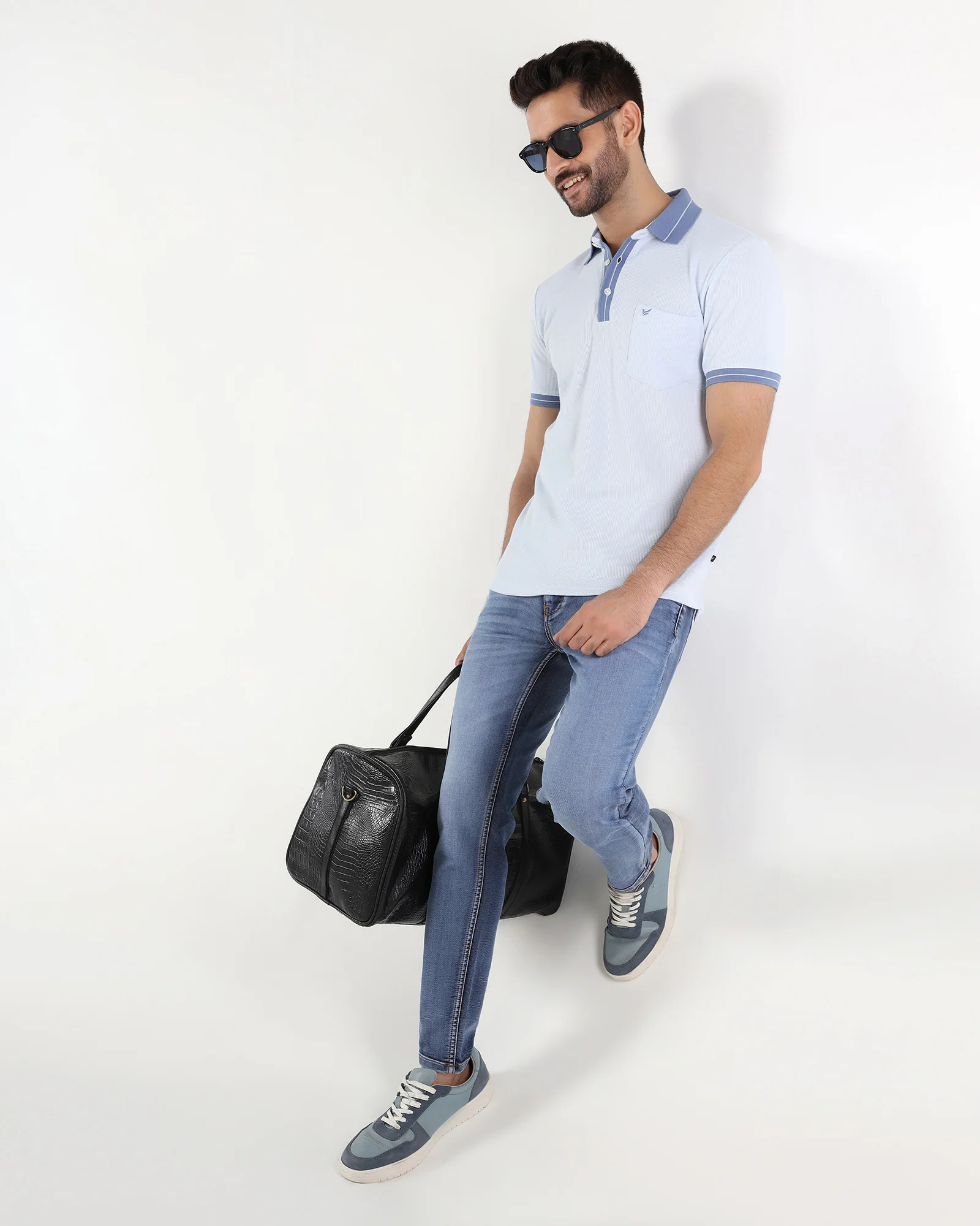 Indigo Ultrasoft Skinny Cropped Jeans - Rudolf - Image 6