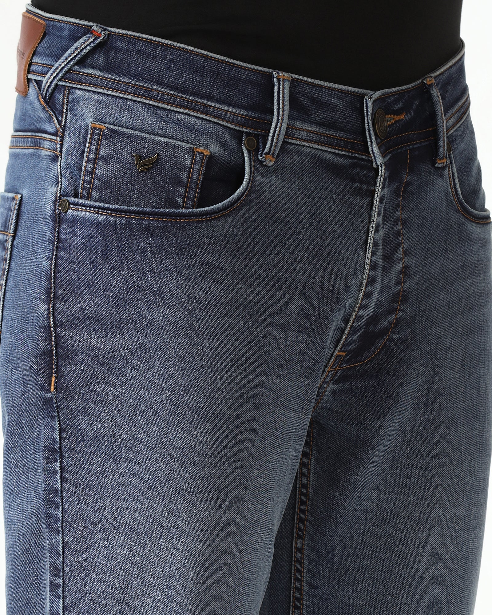 Indigo Ultrasoft Slim Comfort Jeans - Gelbero - Image 4