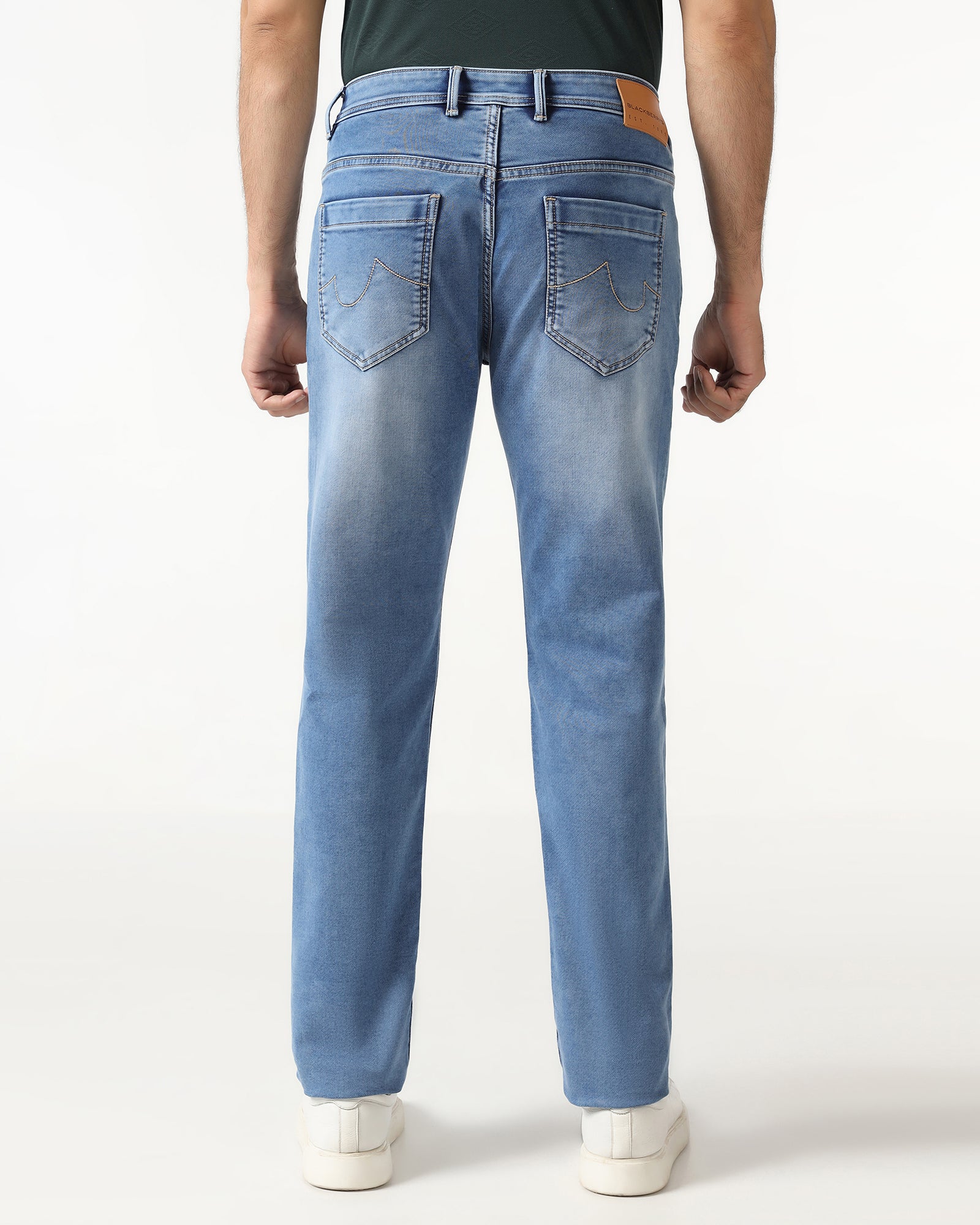 Indigo Ultrasoft Slim Comfort Jeans - Otmer - Image 2