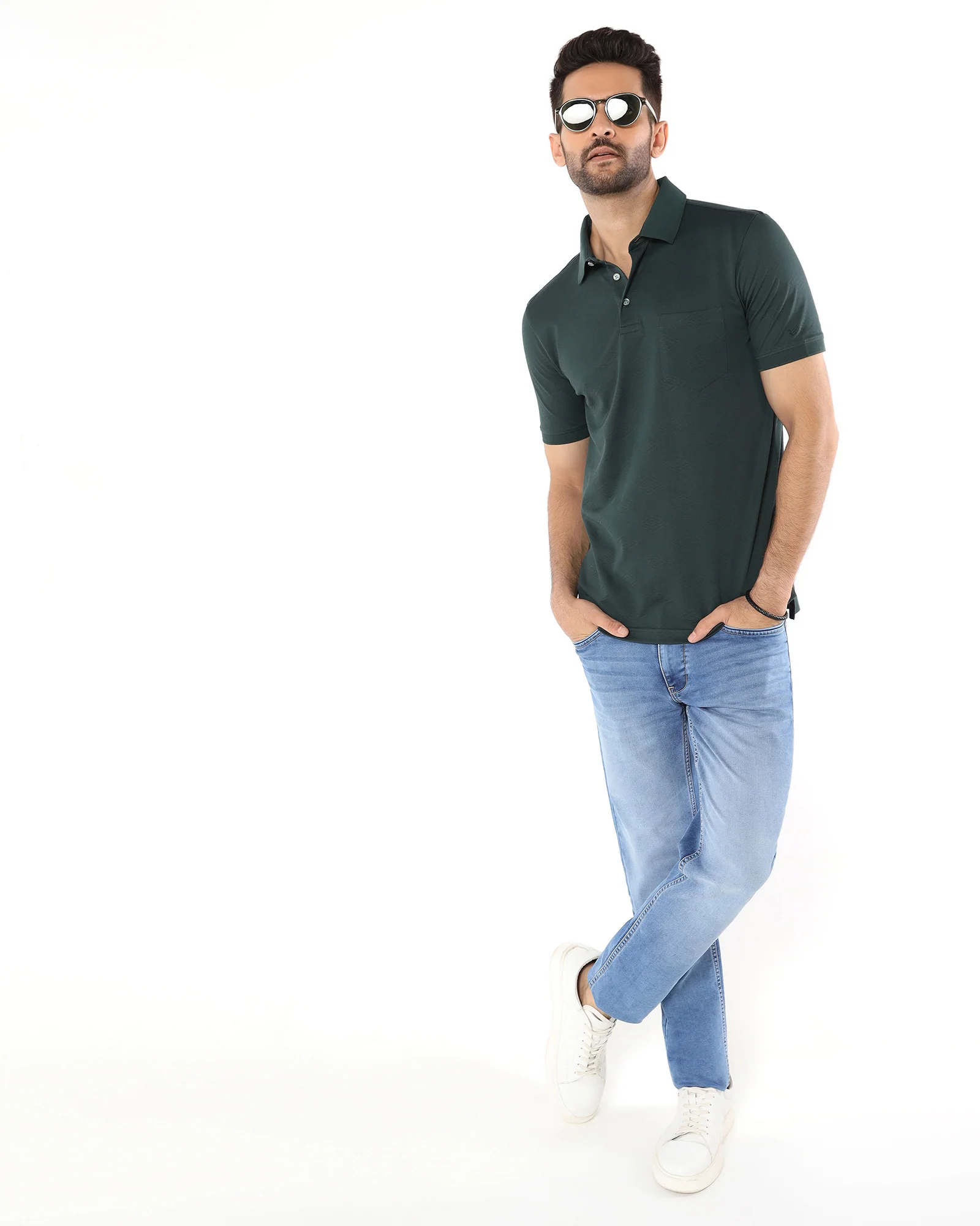 Indigo Ultrasoft Slim Comfort Jeans - Otmer - Image 6