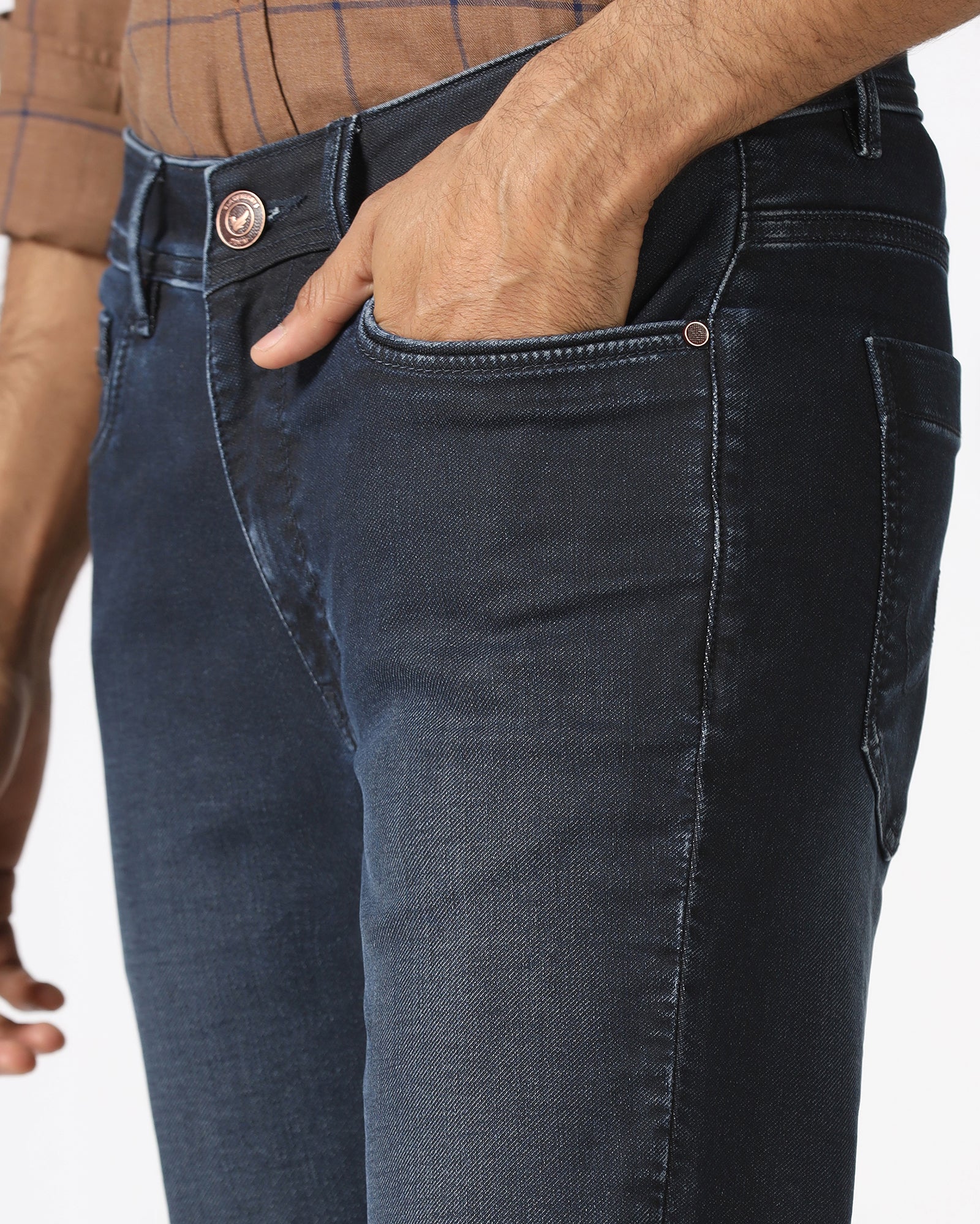 Indigo Ultrasoft Slim Comfort Jeans - Volker - Image 4