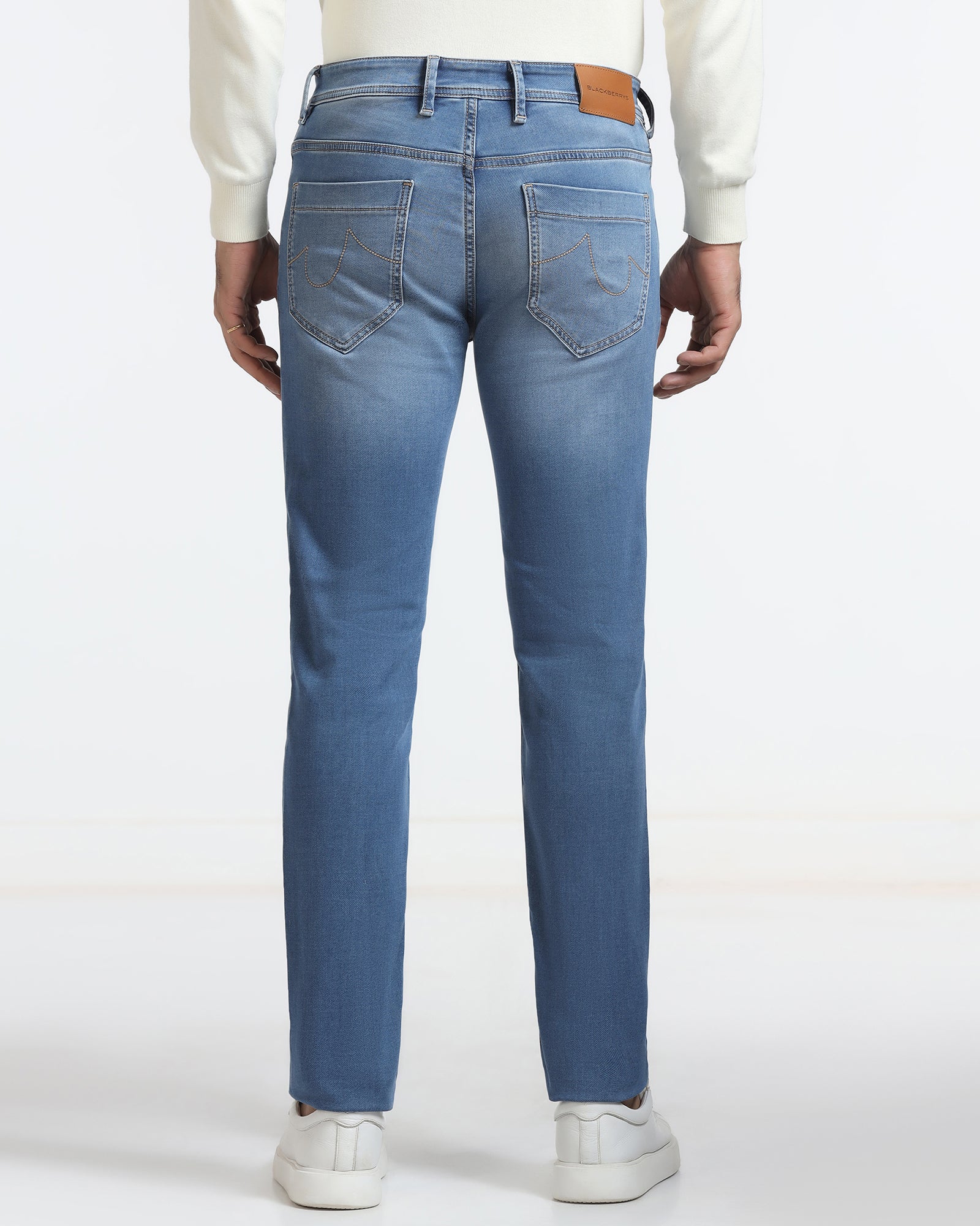 Indigo Ultrasoft Slim Fit Jeans - Achim - Image 2