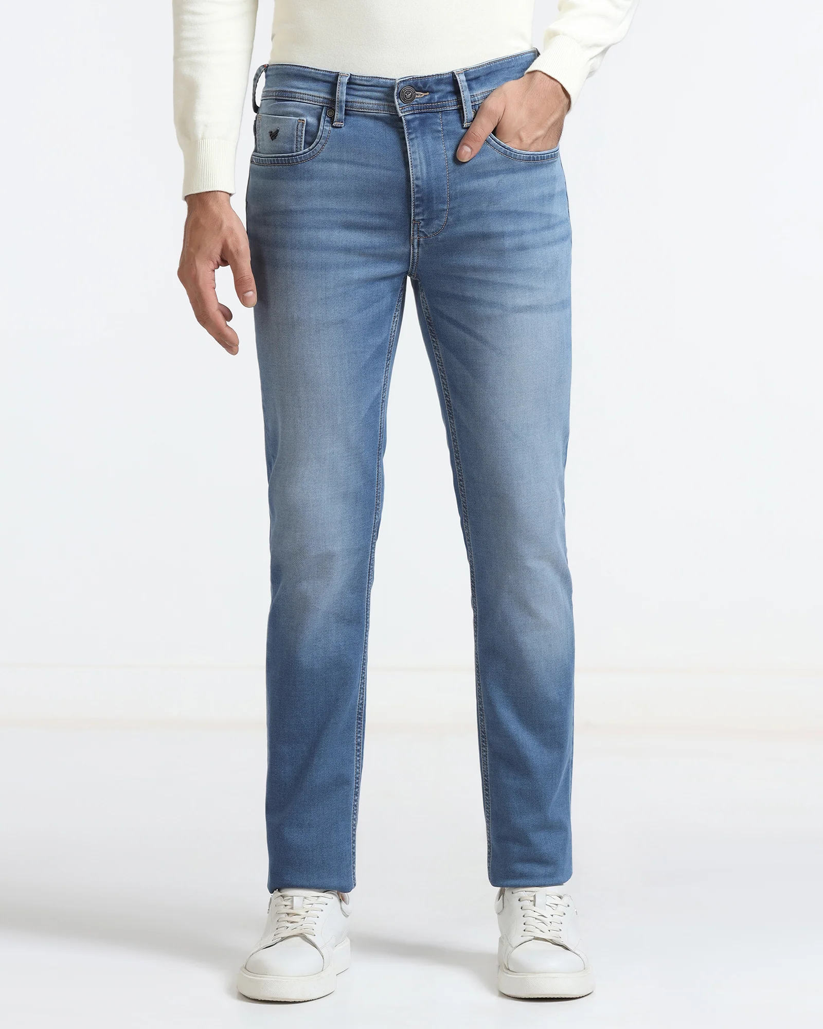 Indigo Ultrasoft Slim Fit Jeans - Achim - Image 3