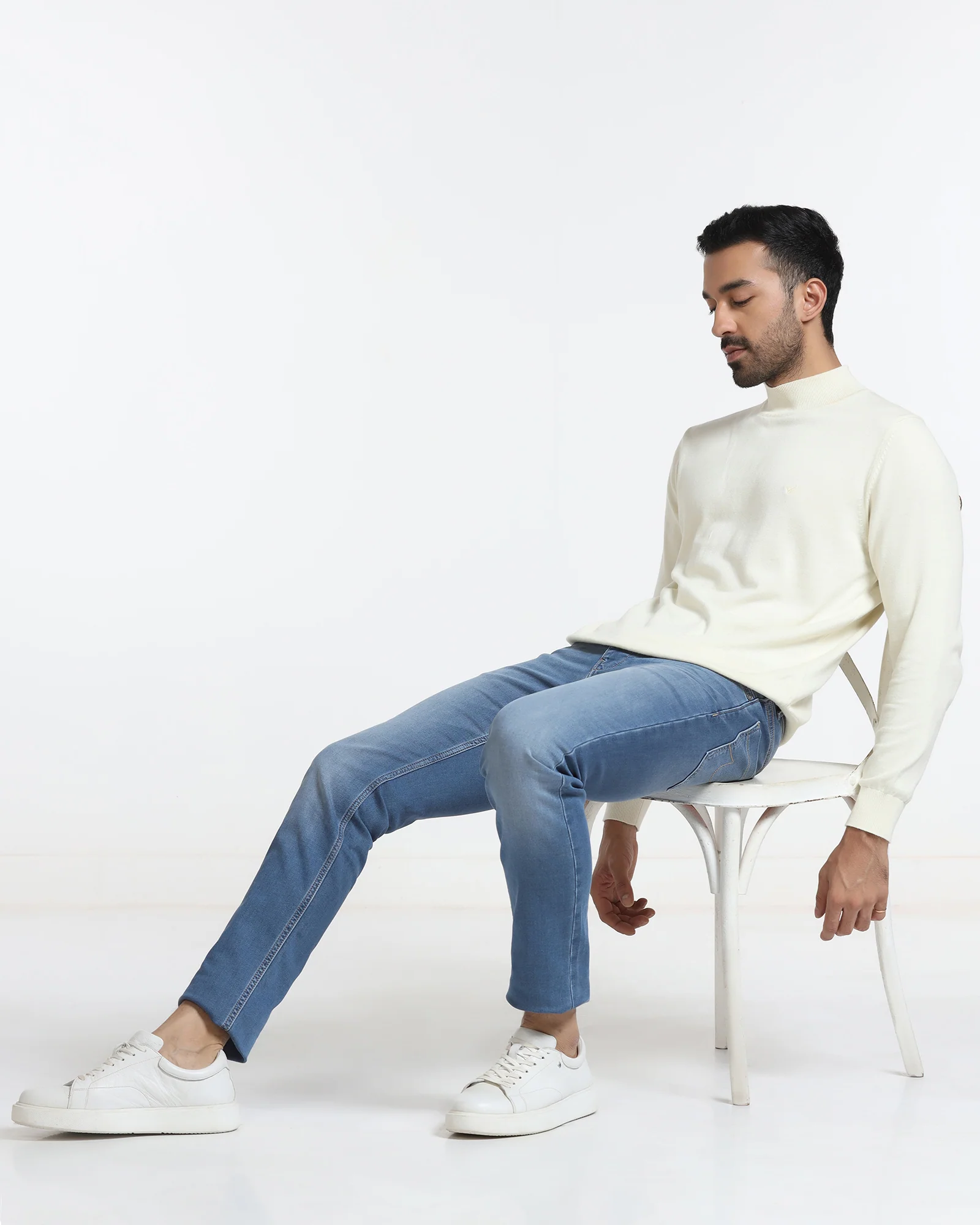 Indigo Ultrasoft Slim Fit Jeans - Achim - Image 5