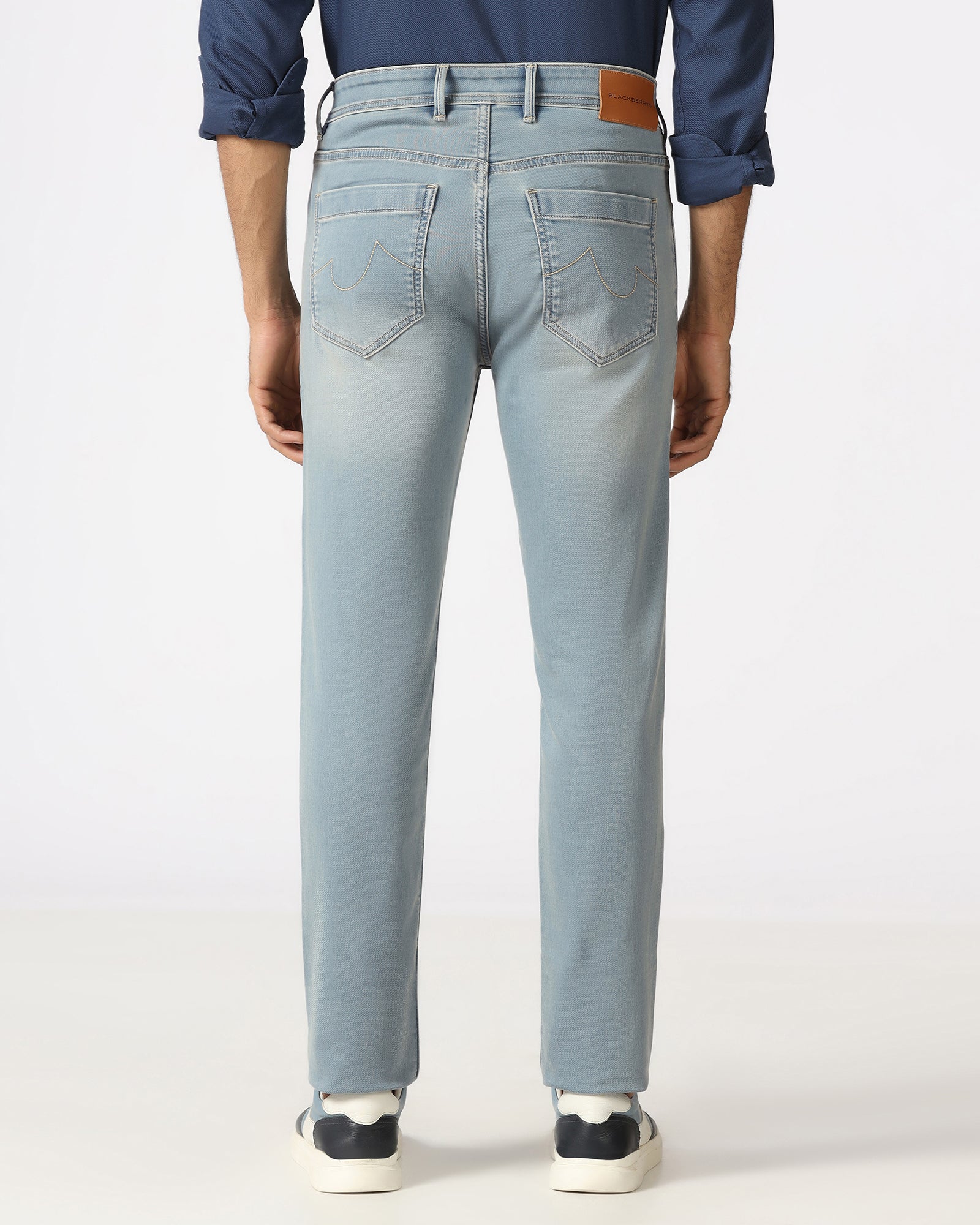 Indigo Ultrasoft Slim Fit Jeans - Ansgar - Image 2
