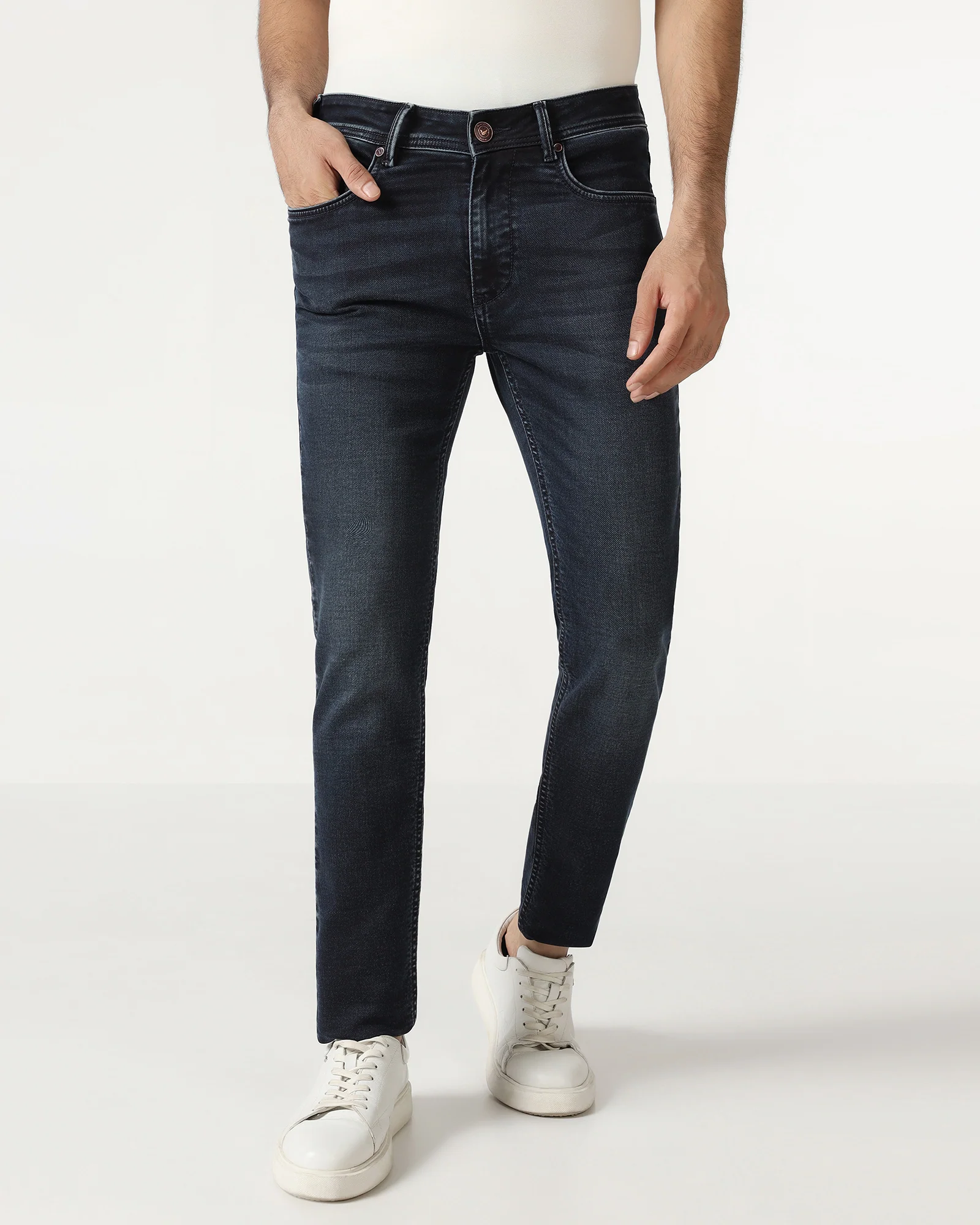 Indigo Ultrasoft Slim Fit Jeans - Rainer - Image 3