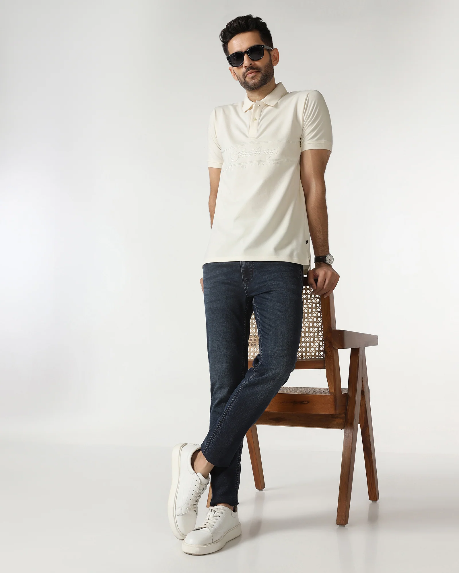 Indigo Ultrasoft Slim Fit Jeans - Rainer - Image 5