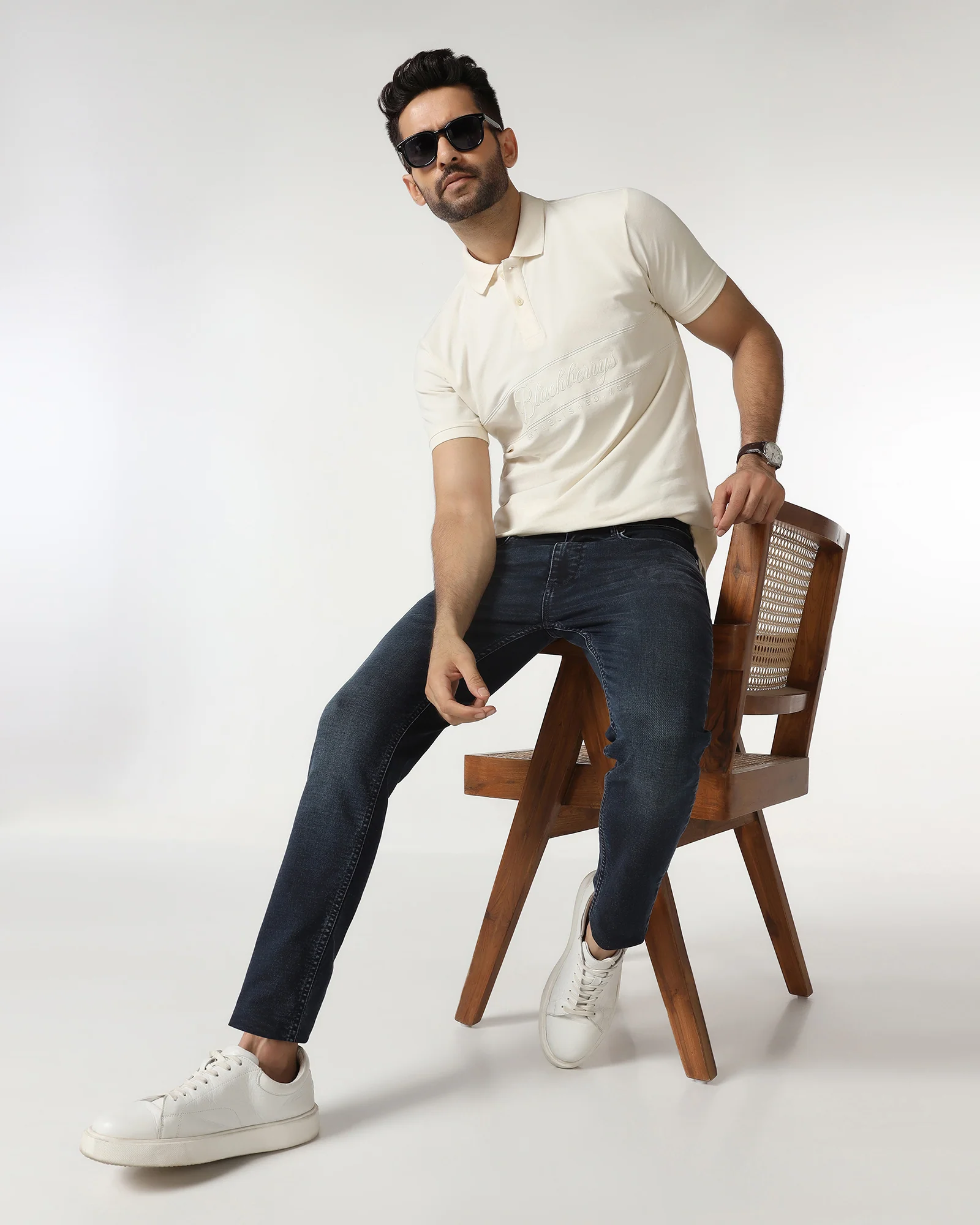 Indigo Ultrasoft Slim Fit Jeans - Rainer - Image 6