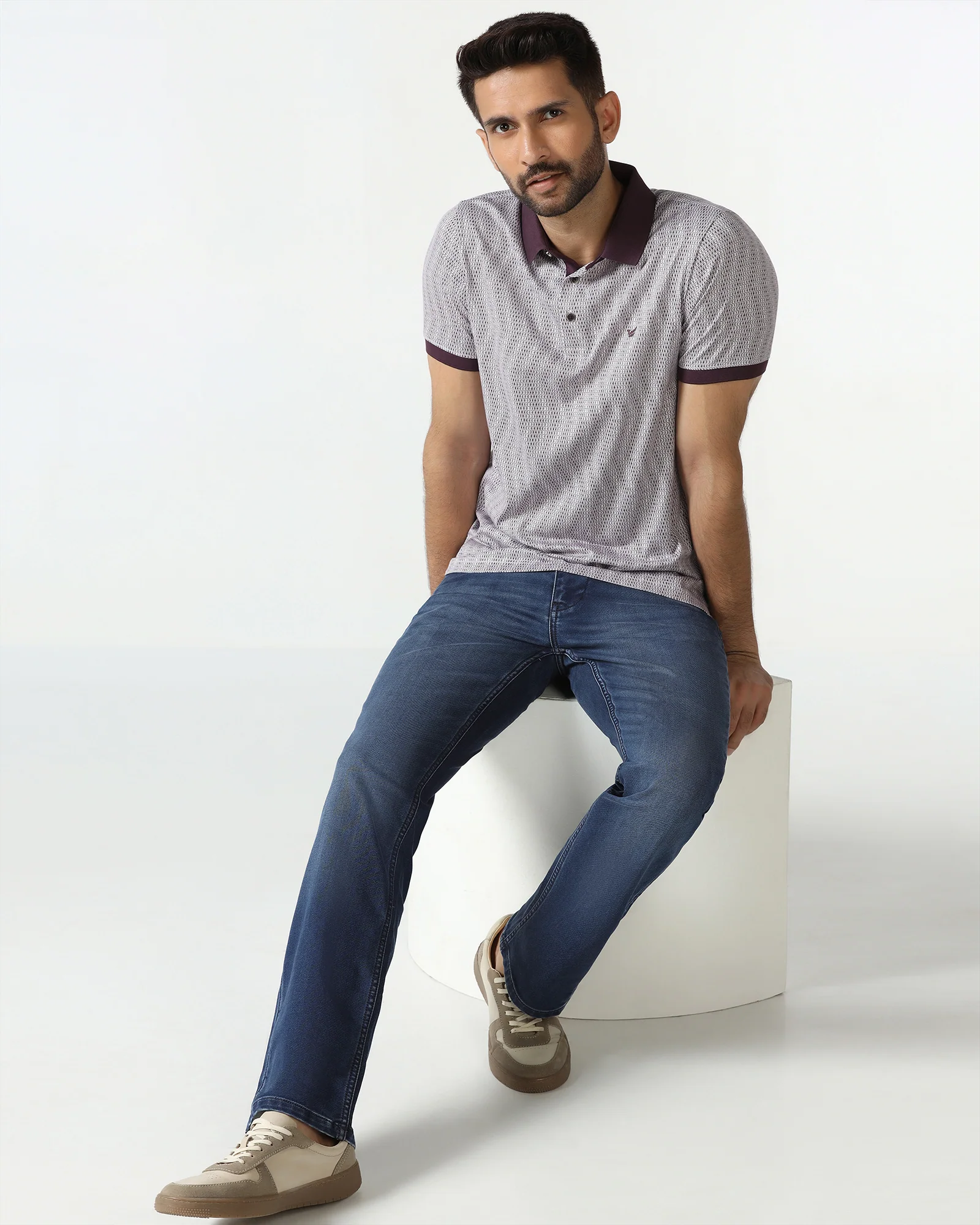 Indigo Ultrasoft Straight Comfort Jeans - Leopord - Image 5